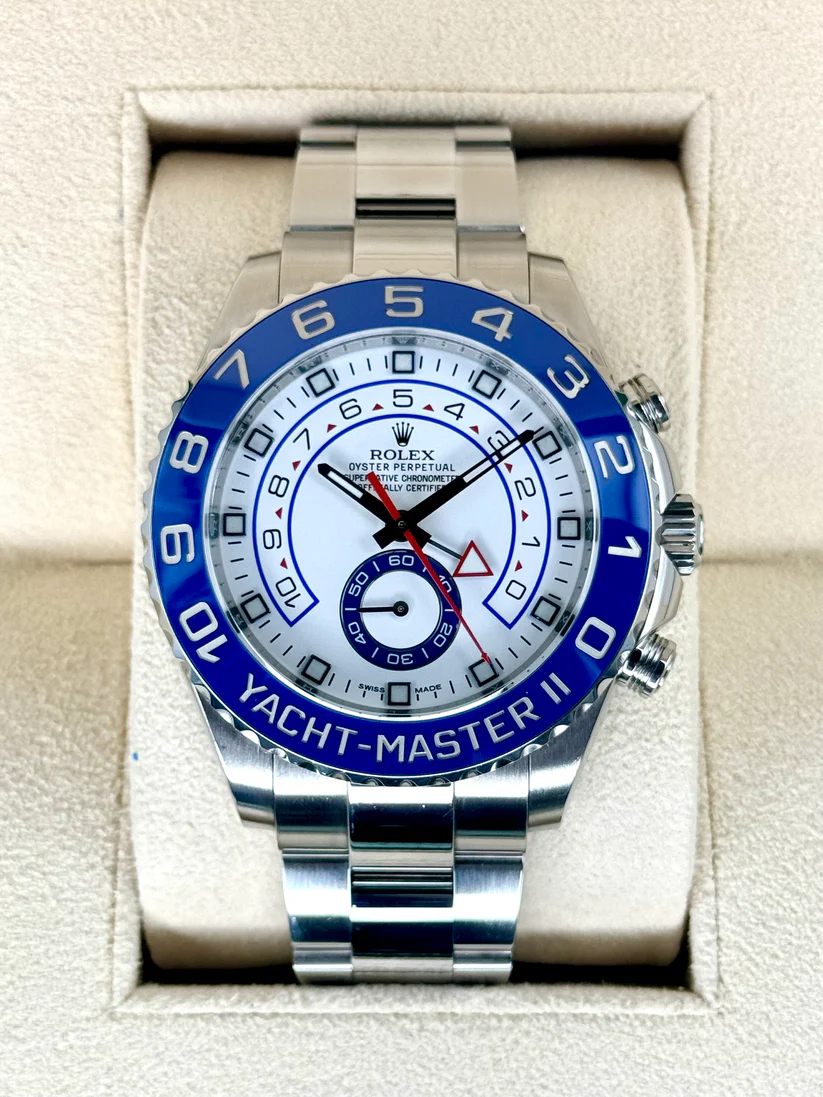【Free Shipping】【Super Clone】RLX Yacht-Master II M116680-0002 44mm