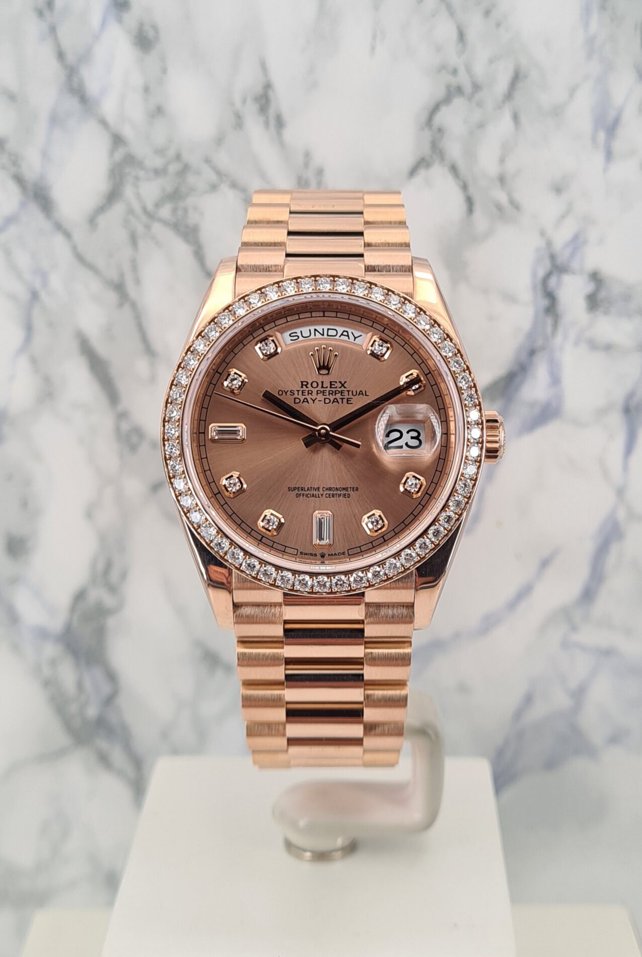 【Free Shipping】【Super Clone】RLX  Day-Date M128345RBR-0009 36mm