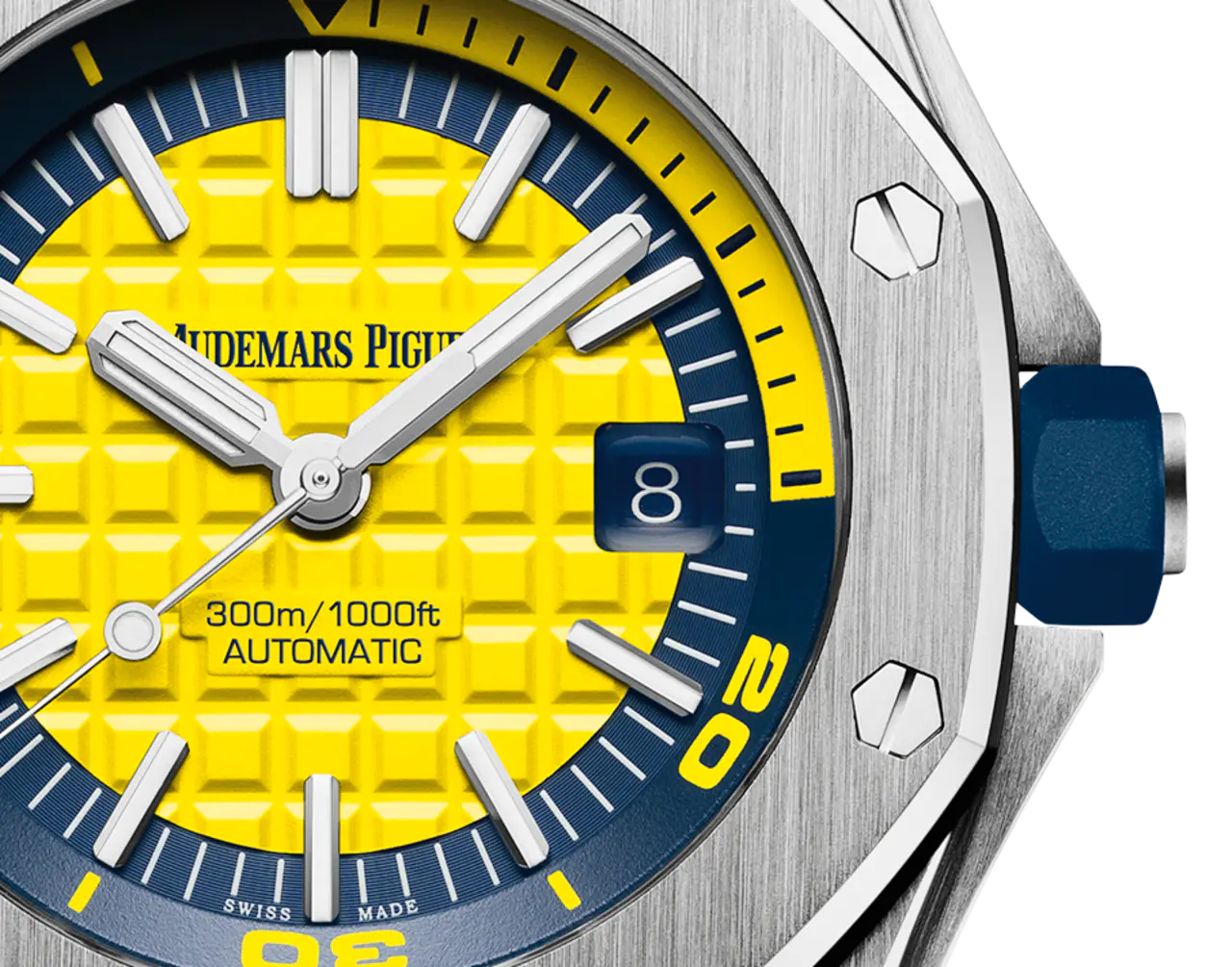 【Free Shipping】【Super Clone】A&P OFFSHORE DIVER Yellow Dial 42mm