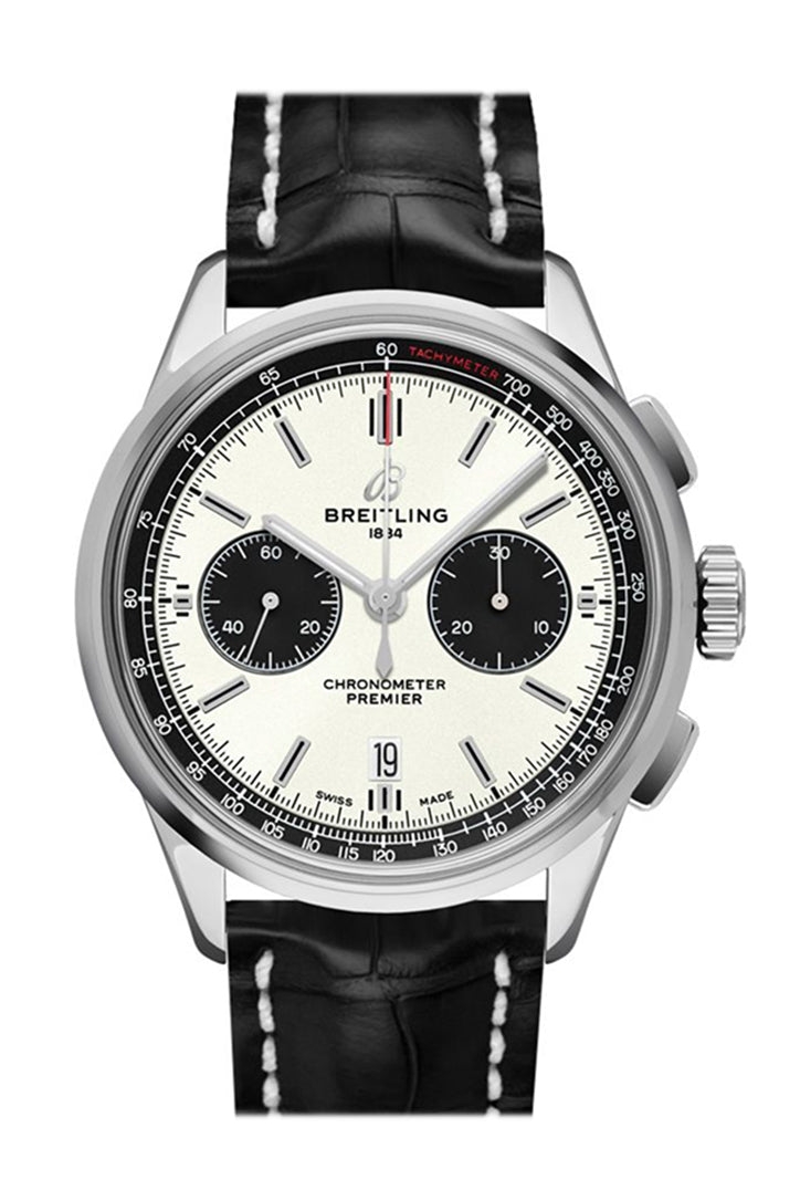 【Free Shipping】【Super Clone】Breitling Premier B01 Chronogragh 42mm BLACK CROC AB0118221 G1P1