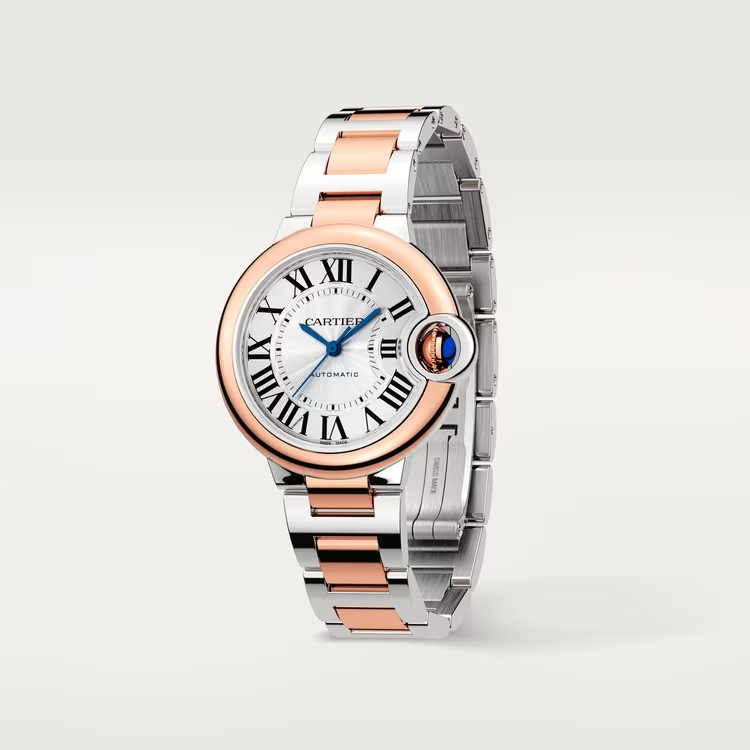 【Free Shipping】【Super Clone】BALLON BLEU Rose Gold Mix 33mm