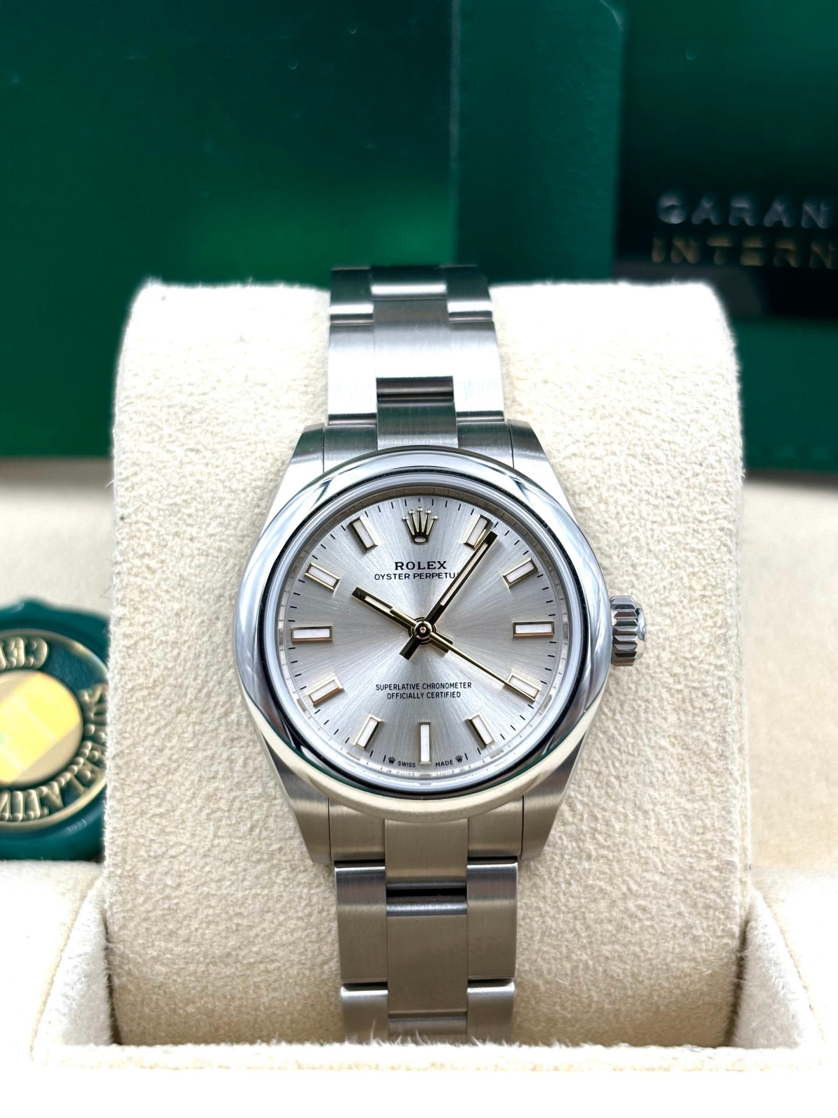 【Free Shipping】【Super Clone】RLX Oyster Perpetual 28mm 276200-0001 Silver Dial Oyster Bracelet Watch