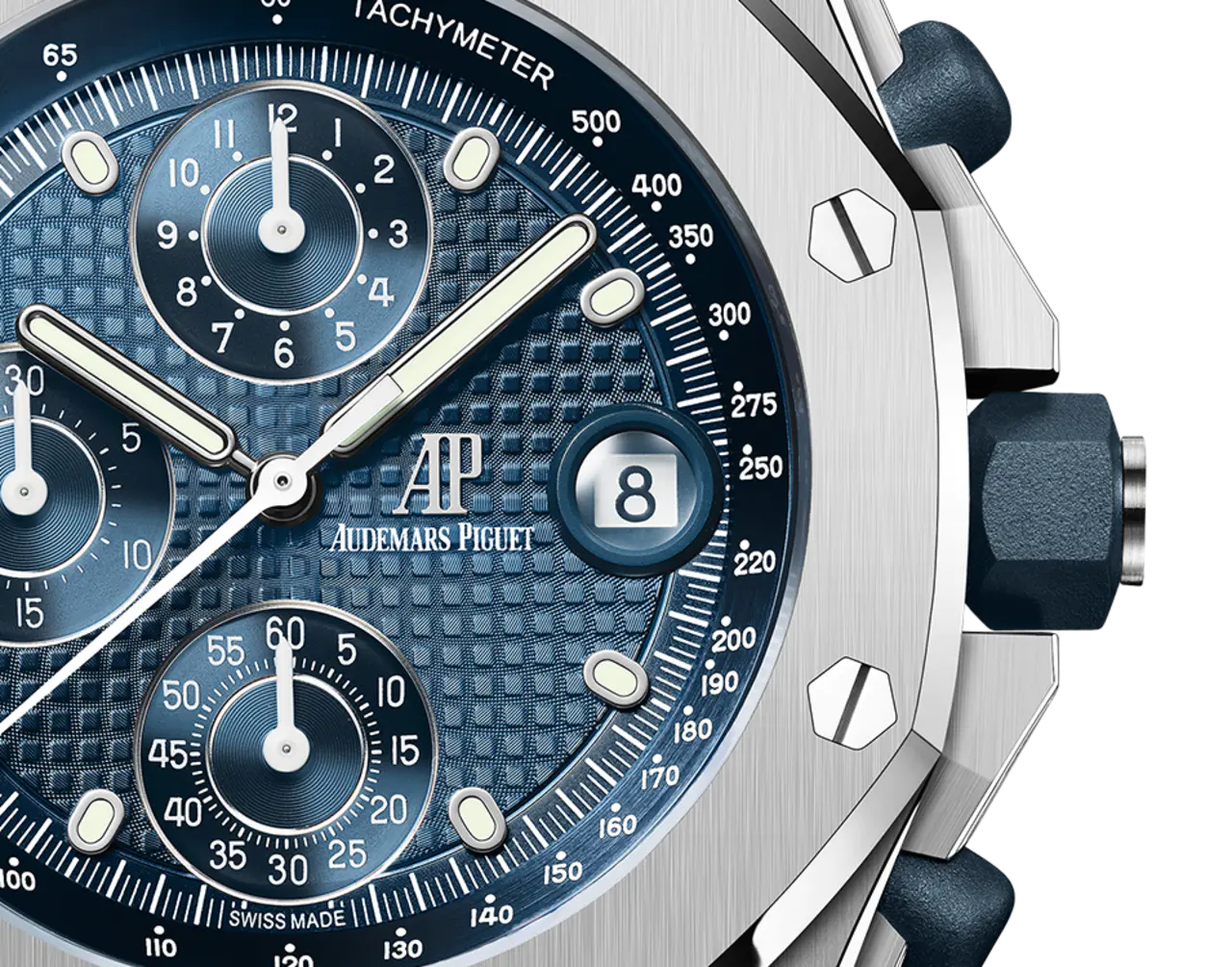 【Free Shipping】【Super Clone】A&P OFFSHORE Blue Dial CHRONOGRAPH 42mm
