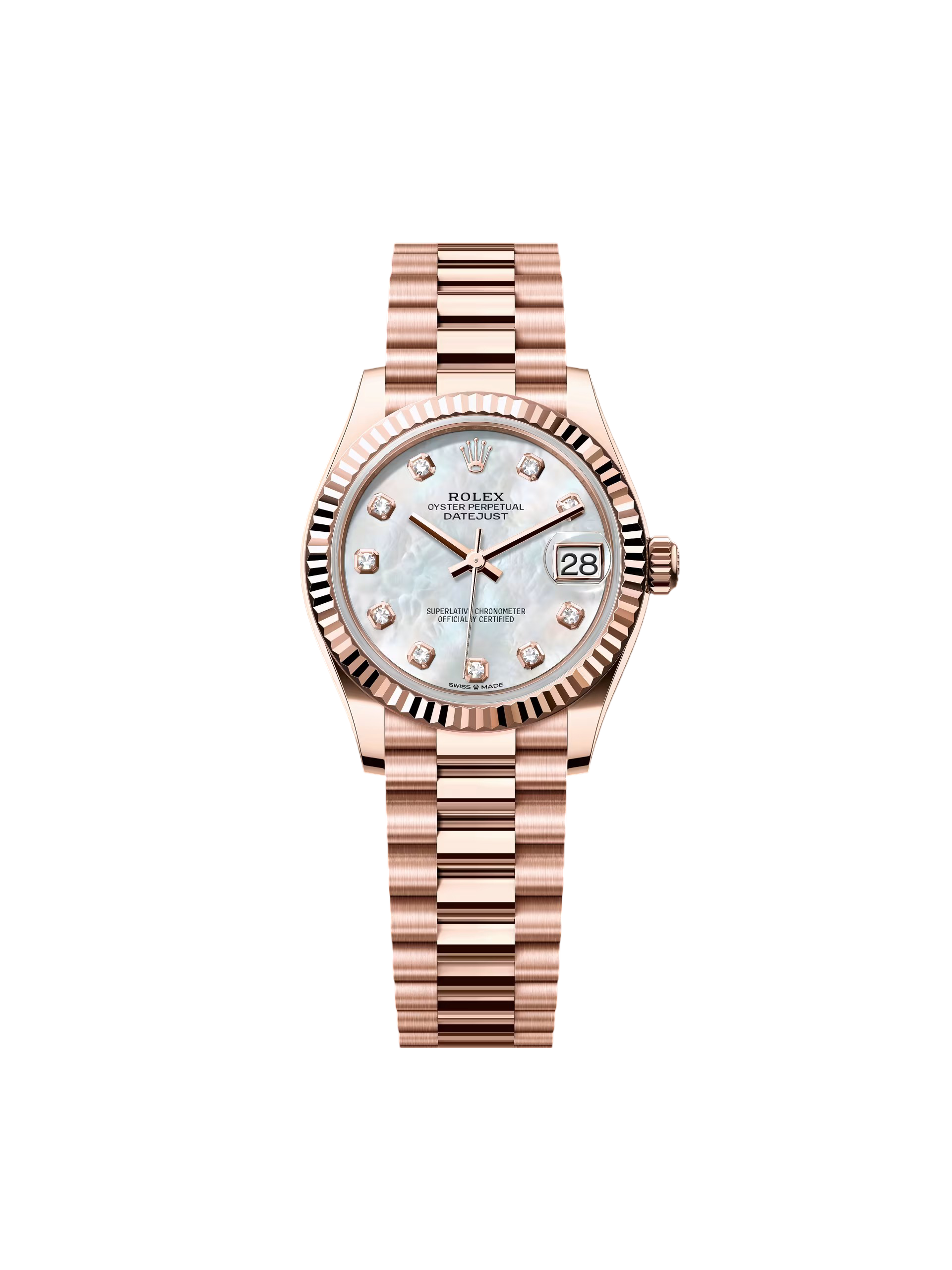【Free Shipping】【Super Clone】RLX Datejust m278275-0009 Mother-of-Pearl 31mm Dial