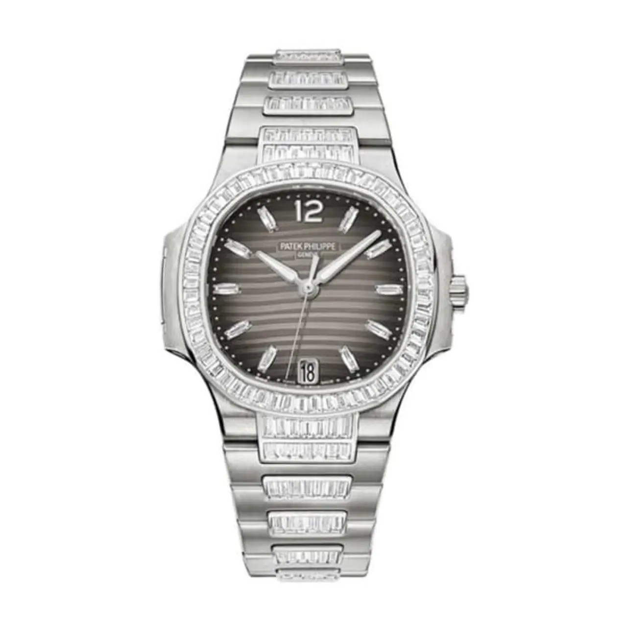 【Free Shipping】【Super Clone】Patek Philippe Nautilus Women's Watch 7014/1G-001