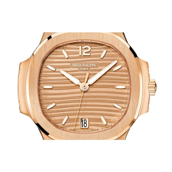 【Free Shipping】【Super Clone】Patek Philippe Nautilus Rose Gold 7118-1R-010 with Golden Brown Opaline dial