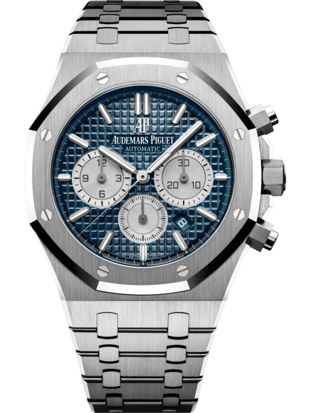 【Free Shipping】【Super Clone】A&P ROYAL OAK Blue Dial CHRONOGRAPH 41mm