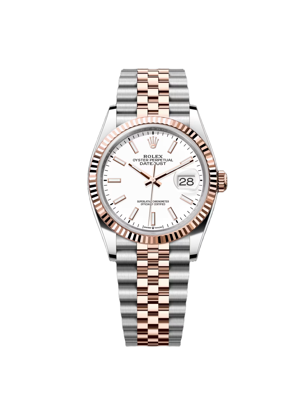 【Free Shipping】【Super Clone】RLX  Datejust 36mm 126231 White Dial Jubilee Bracelet
