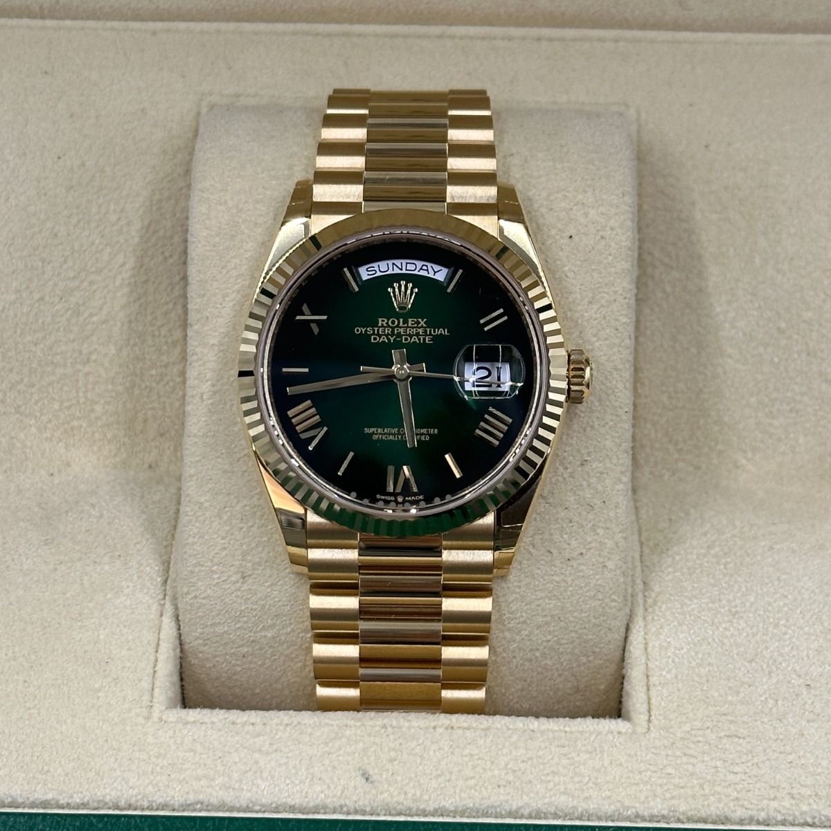 【Free Shipping】【Super Clone】RLX  Day-Date M128238-0118 36mm