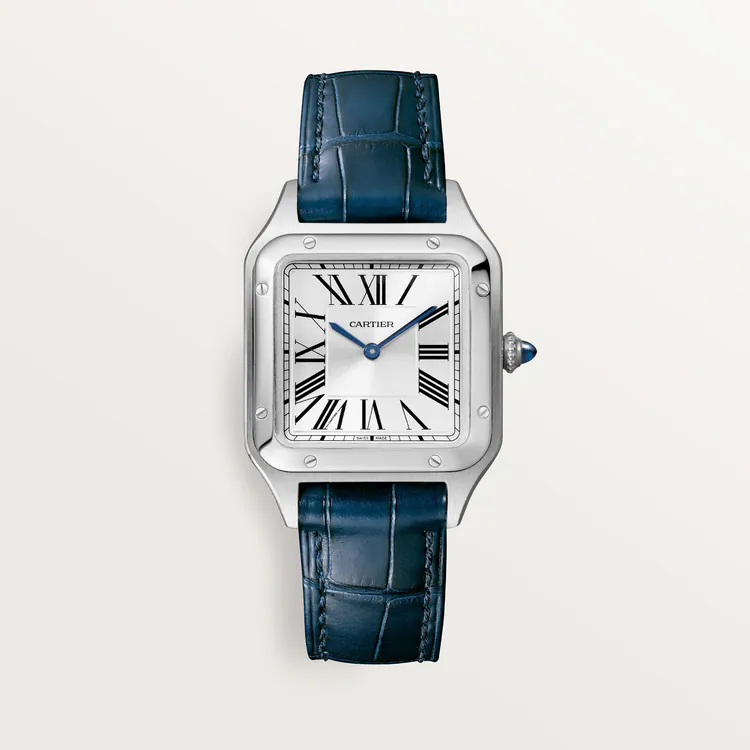 【Free Shipping】【Super Clone】SANTOS-DUMONT Blue 36mm