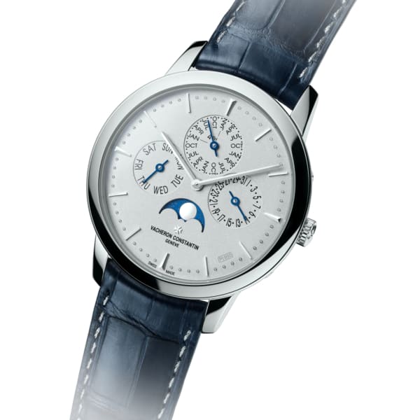 【Free Shipping】【Super Clone】Vacheron Constantin Patrimony Perpetual Calendar Ultra-Thin - Collection Excellence Platine Ref. # 43175/000P-B190