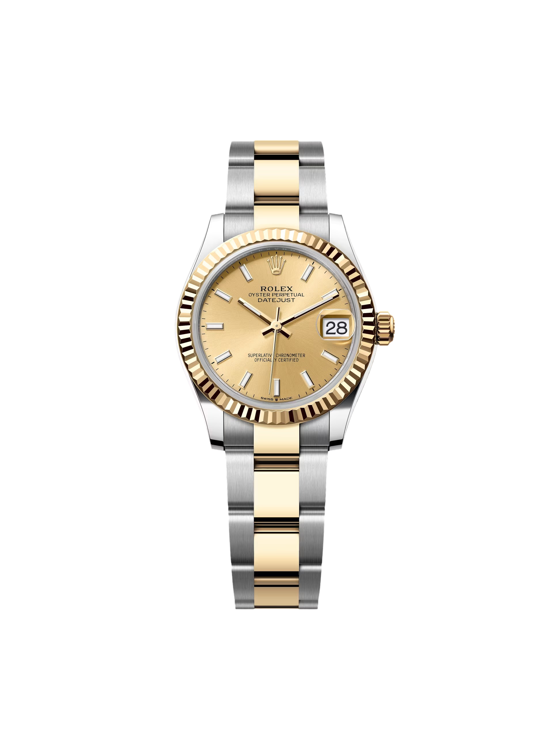 【Free Shipping】【Super Clone】RLX Datejust m278273-0013/0014 31mm Champagne Dial Stainless Steel and Yellow Gold Oyster Watch