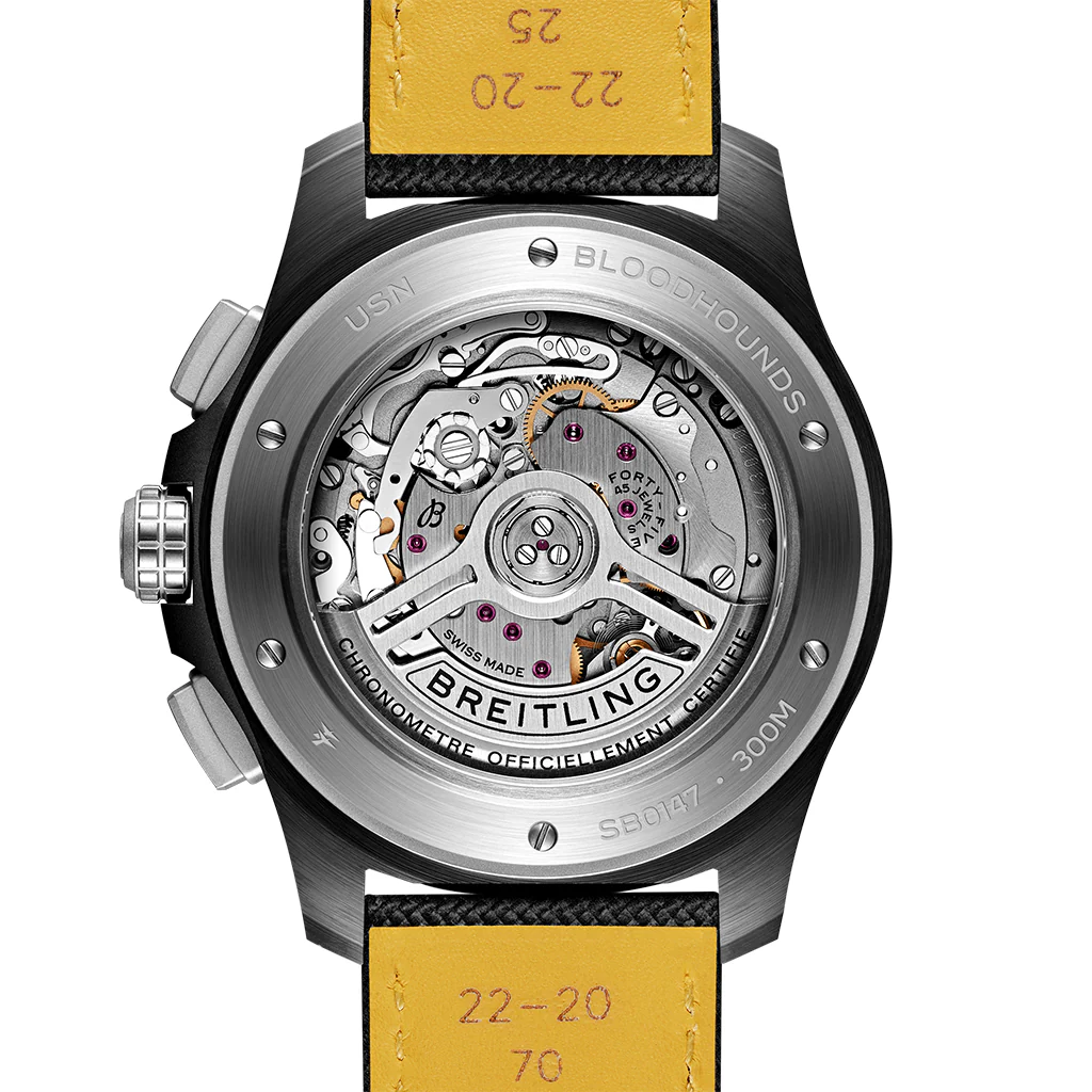 【Free Shipping】【Super Clone】Avenger B01 Chronograph 44 Night Mission USN Bloodhounds SB01472A1B1X1