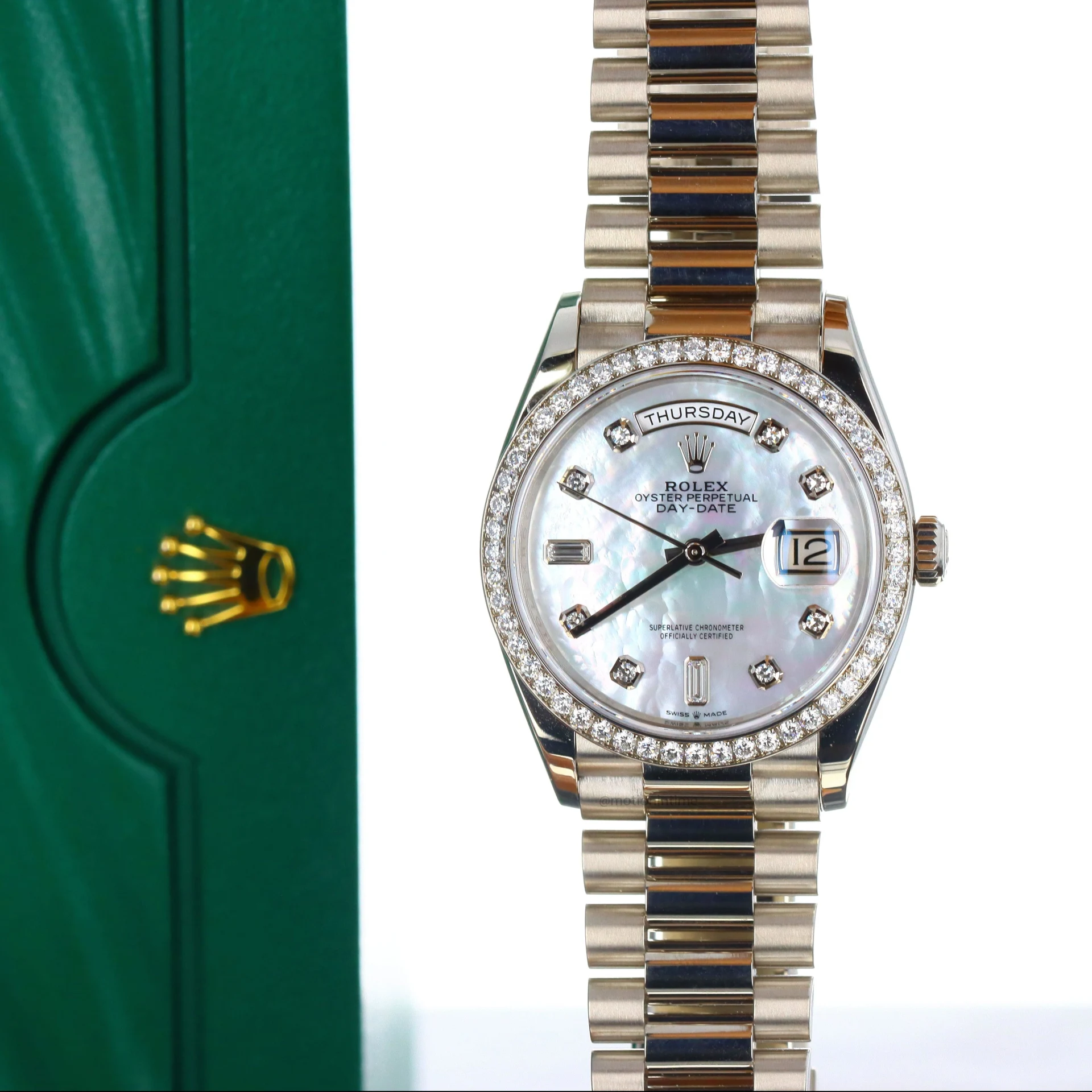 【Free Shipping】【Super Clone】RLX  Day-Date M128349RBR-0004 36mm