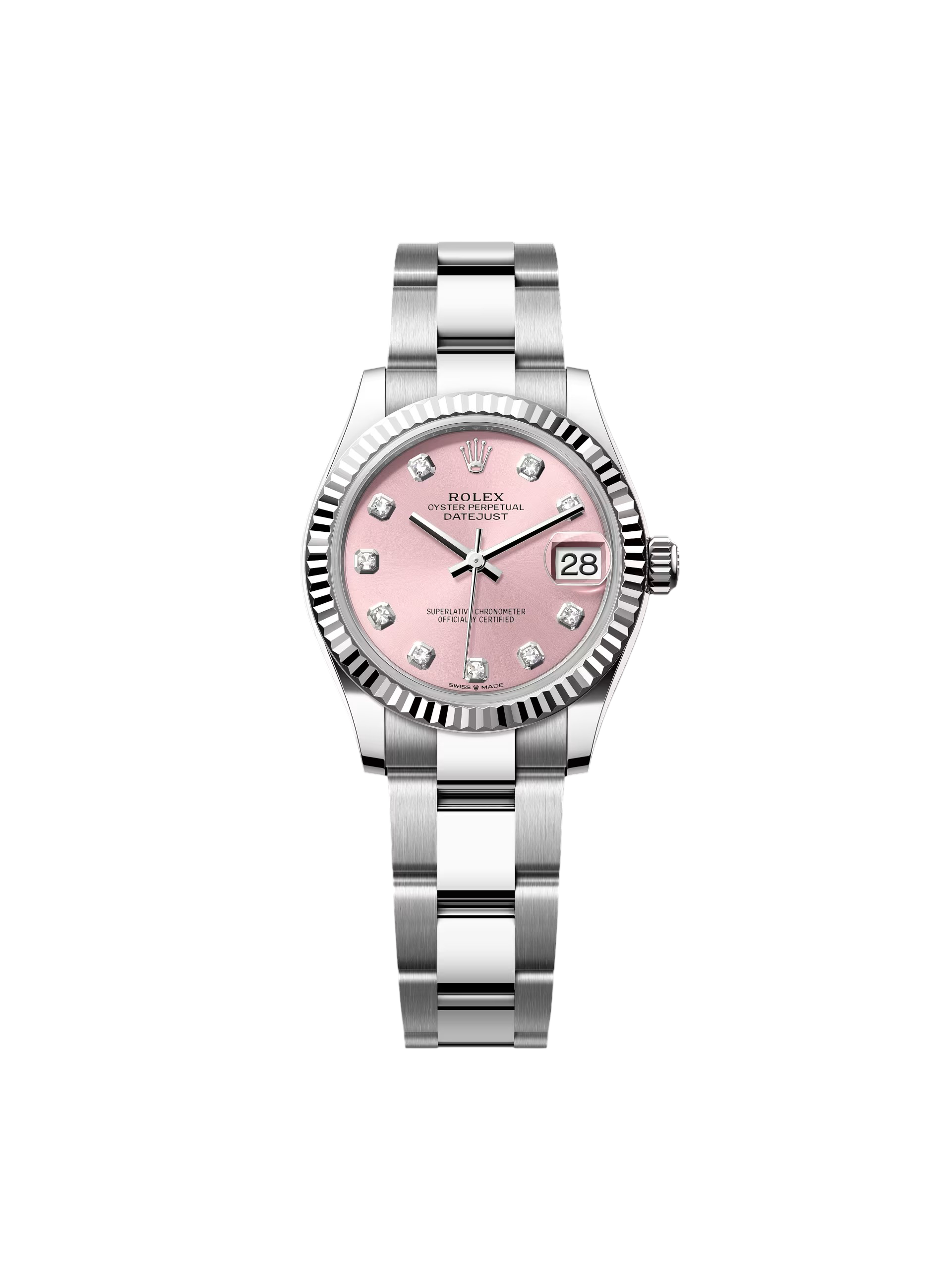 【Free Shipping】【Super Clone】RLX Datejust m278274-0031/0032 Pink 31mm Dial Oyster Watch