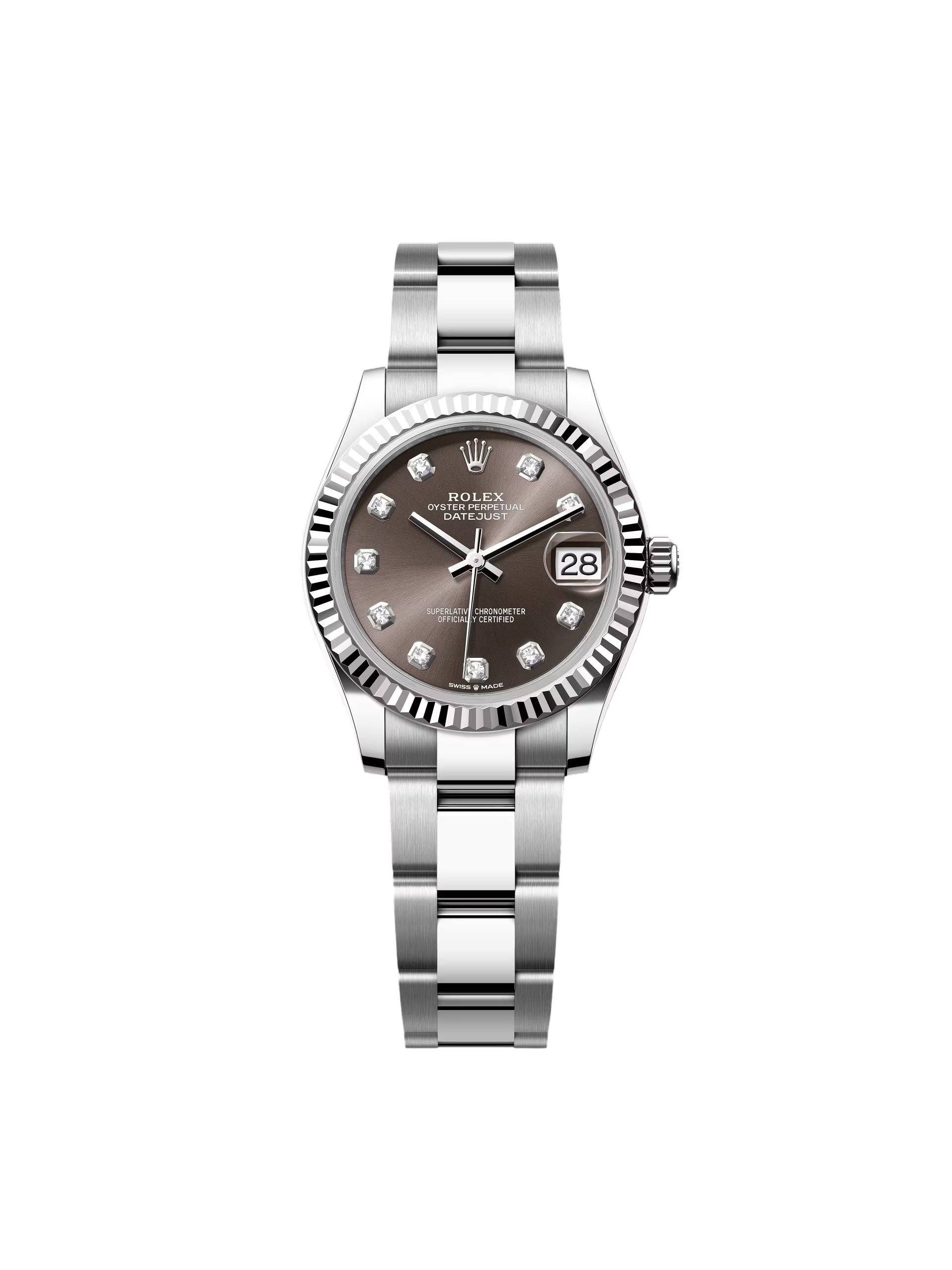 【Free Shipping】【Super Clone】RLX Datejust m278274-0007/0008 Dark Grey 31mm Dial Oyster Watch