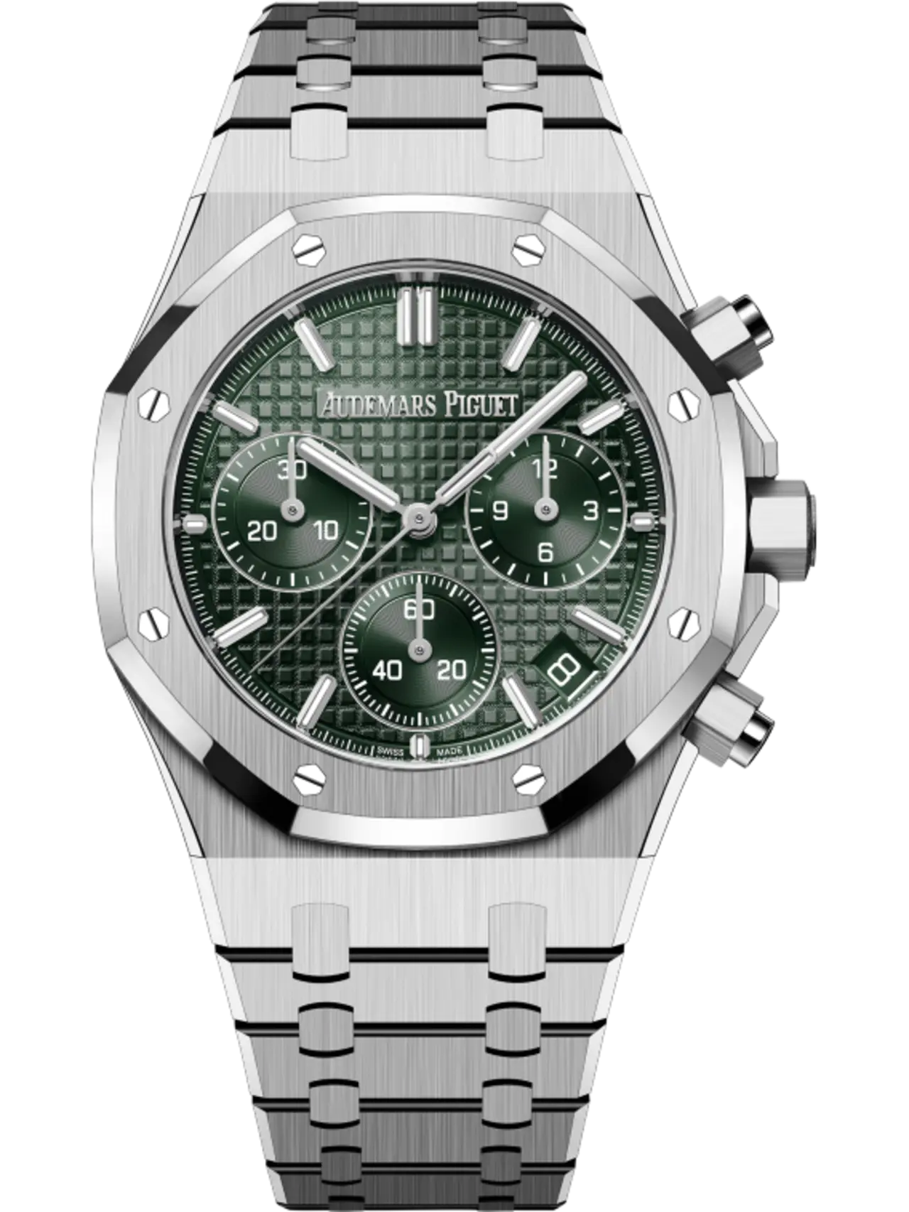 【Free Shipping】【Super Clone】A&P ROYAL OAK Khaki Green Dial CHRONOGRAPH 41mm