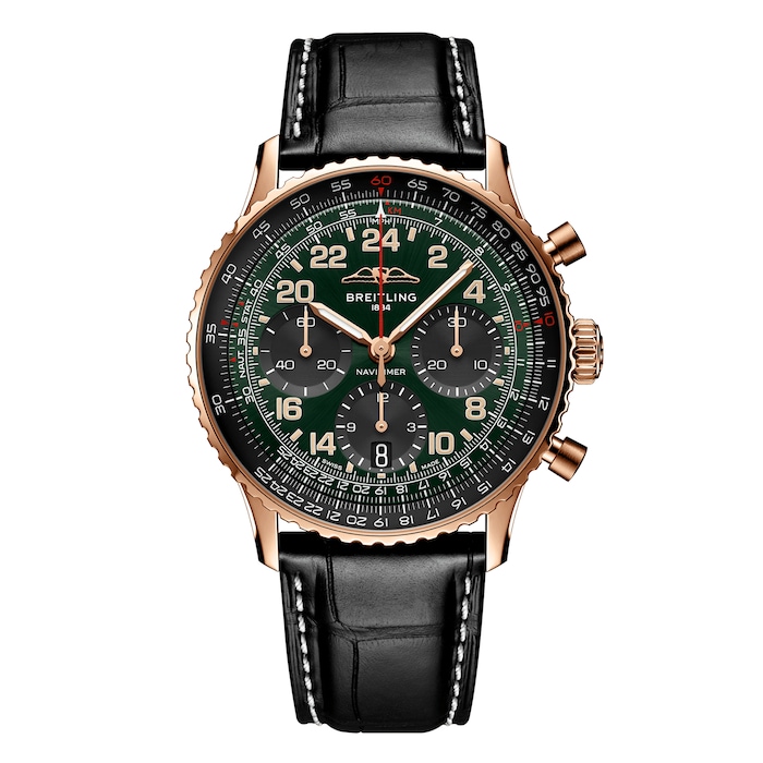 【Free Shipping】【Super Clone】Navitimer Cosmanaute 41mm Limited Edition Mens Watch Green