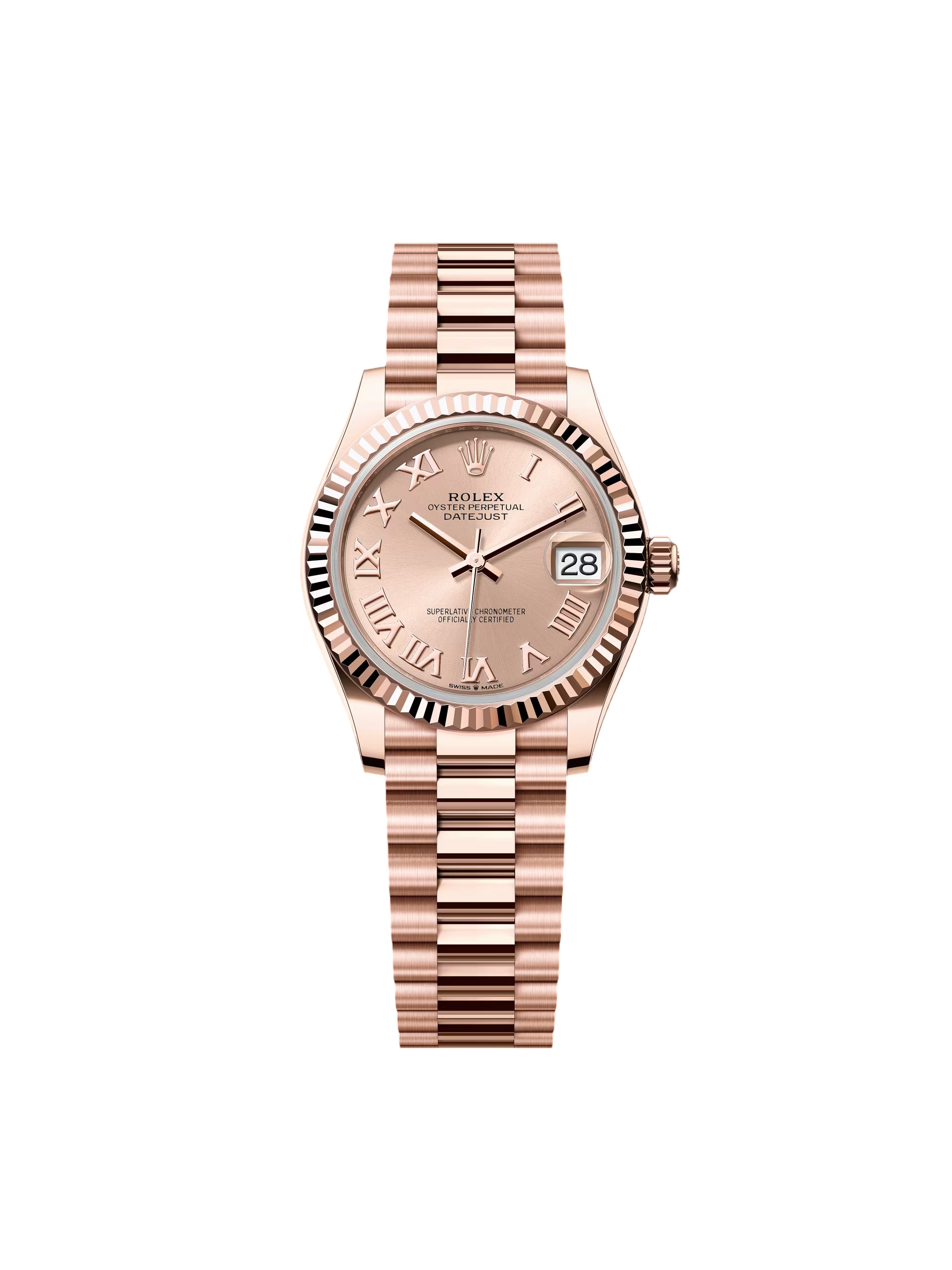 【Free Shipping】【Super Clone】RLX Datejust m278275-0035 Rose Dial 31mm