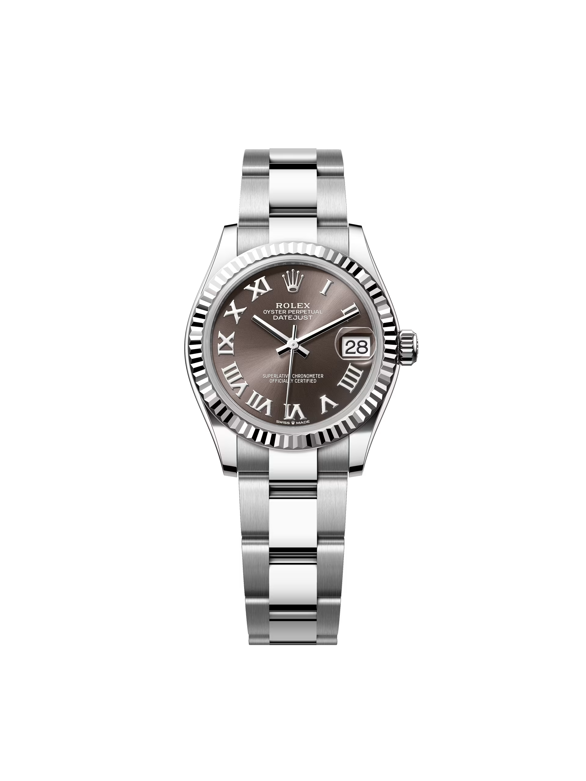 【Free Shipping】【Super Clone】RLX Datejust m278274-0021/0022 Dark Grey Roman 31mm Dial Oyster Watch
