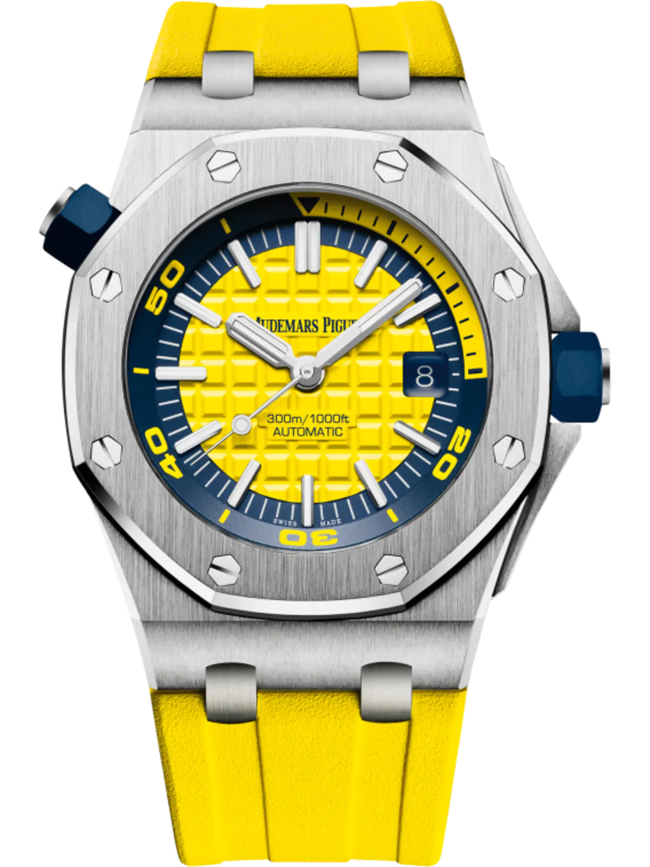 【Free Shipping】【Super Clone】A&P OFFSHORE DIVER Yellow Dial 42mm
