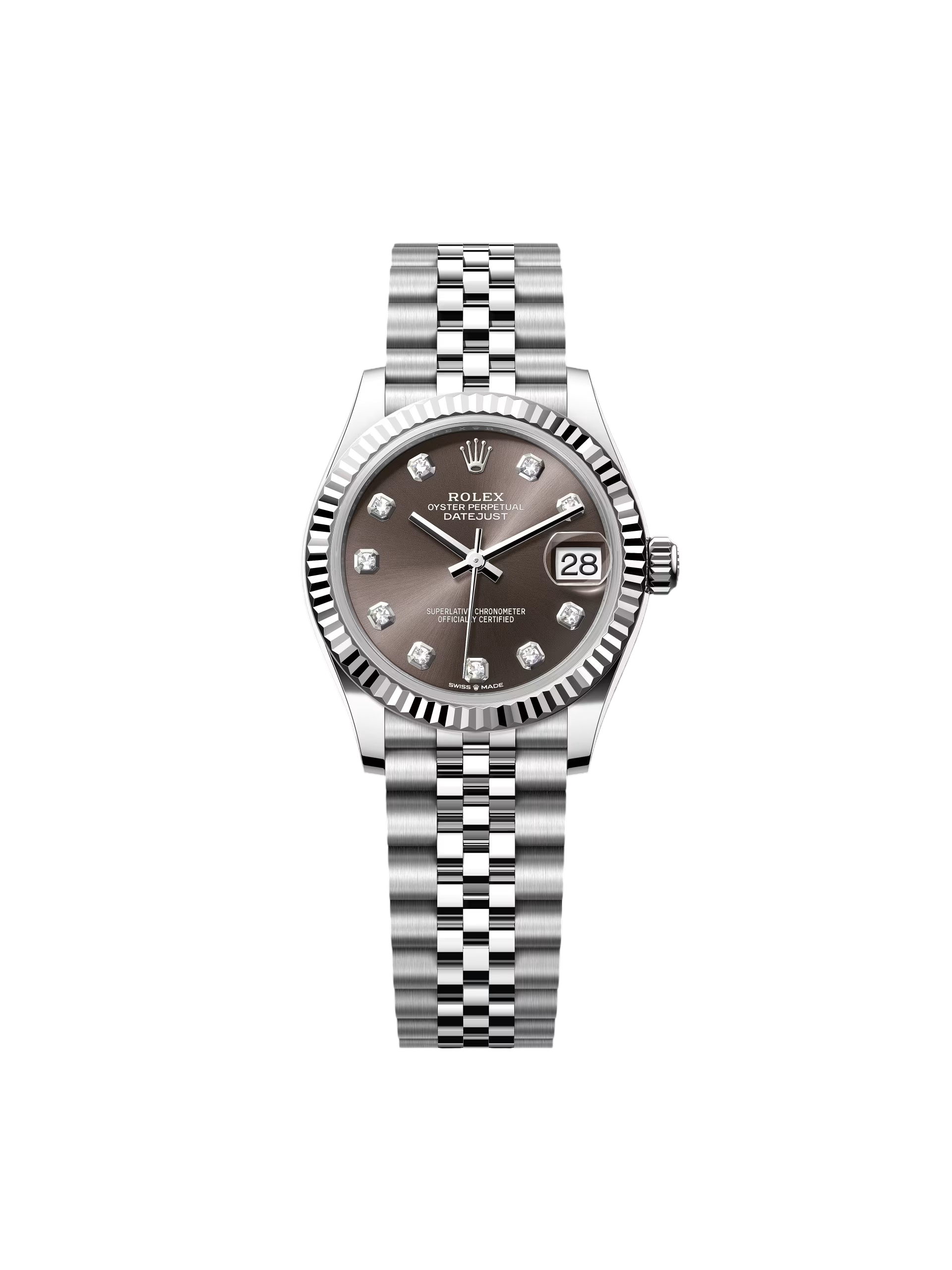 【Free Shipping】【Super Clone】RLX Datejust m278274-0007/0008 Dark Grey 31mm Dial Oyster Watch