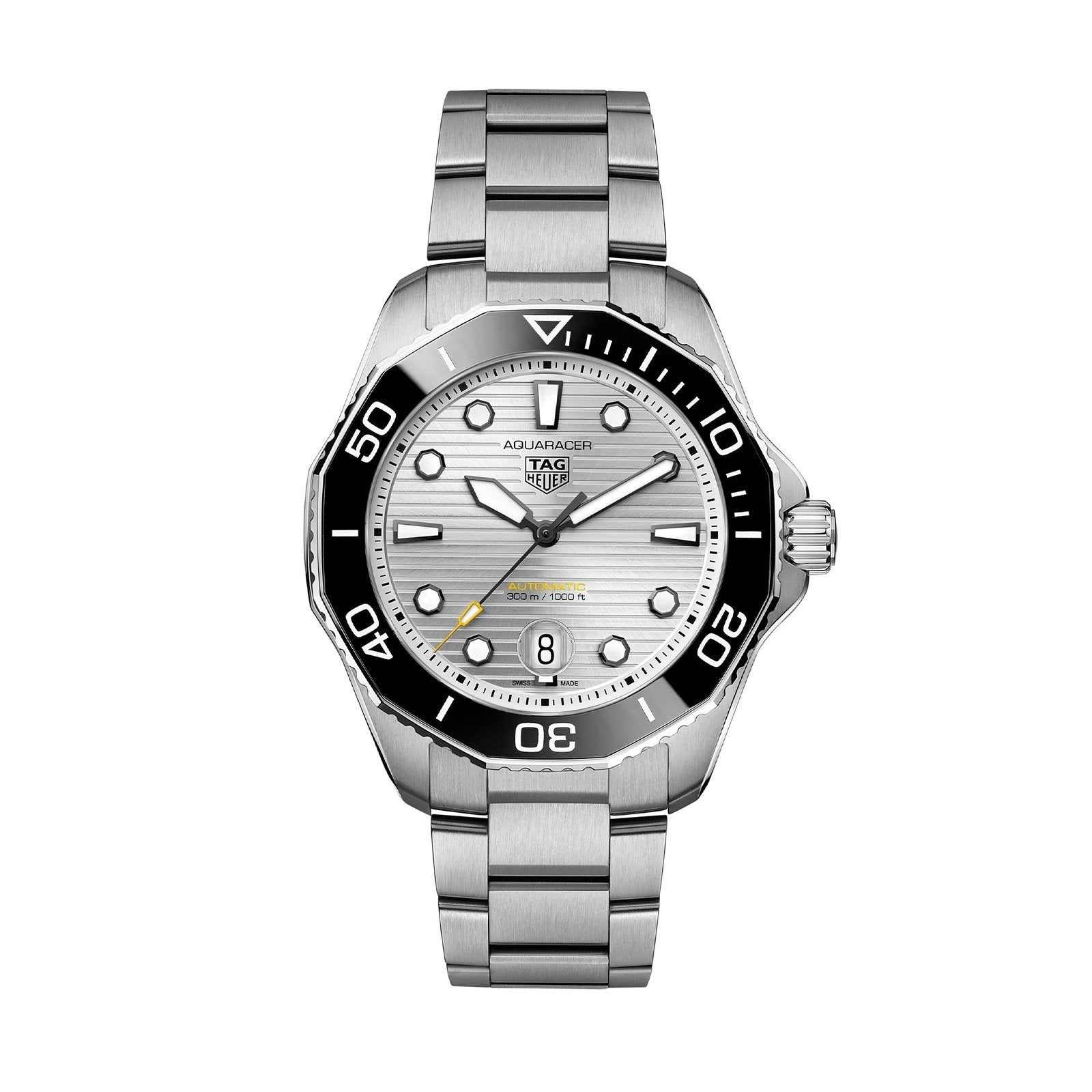 【Free Shipping】【Super Clone】【Top replica】TAG Heuer Aquaracer Calibre 5 Automatic Mens Silver Steel Watch