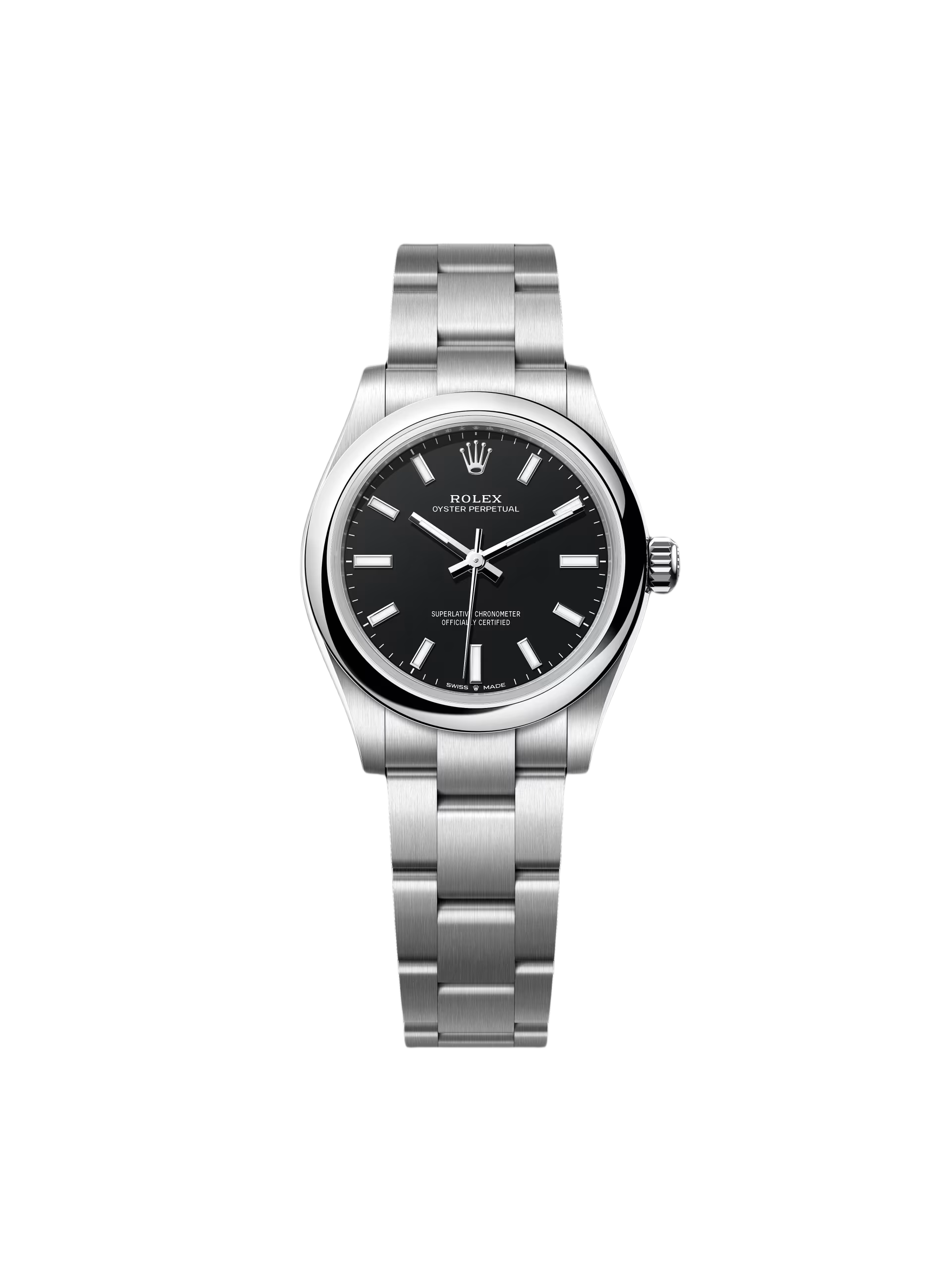 【Free Shipping】【Super Clone】RLX Oyster Perpetual 31mm 277200-0016 Black Dial Oyster Bracelet Watch