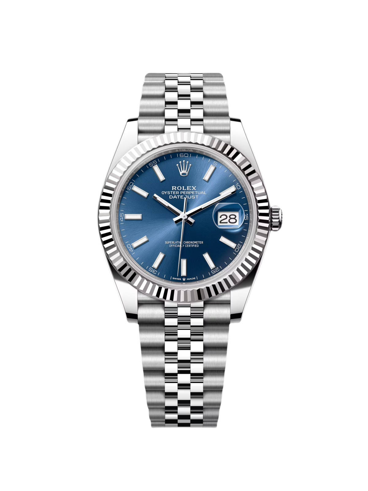 【Free Shipping】【Super Clone】RLX  Datejust 41mm 126334 Blue Index Oyster Stainless Steel Men’s Watch