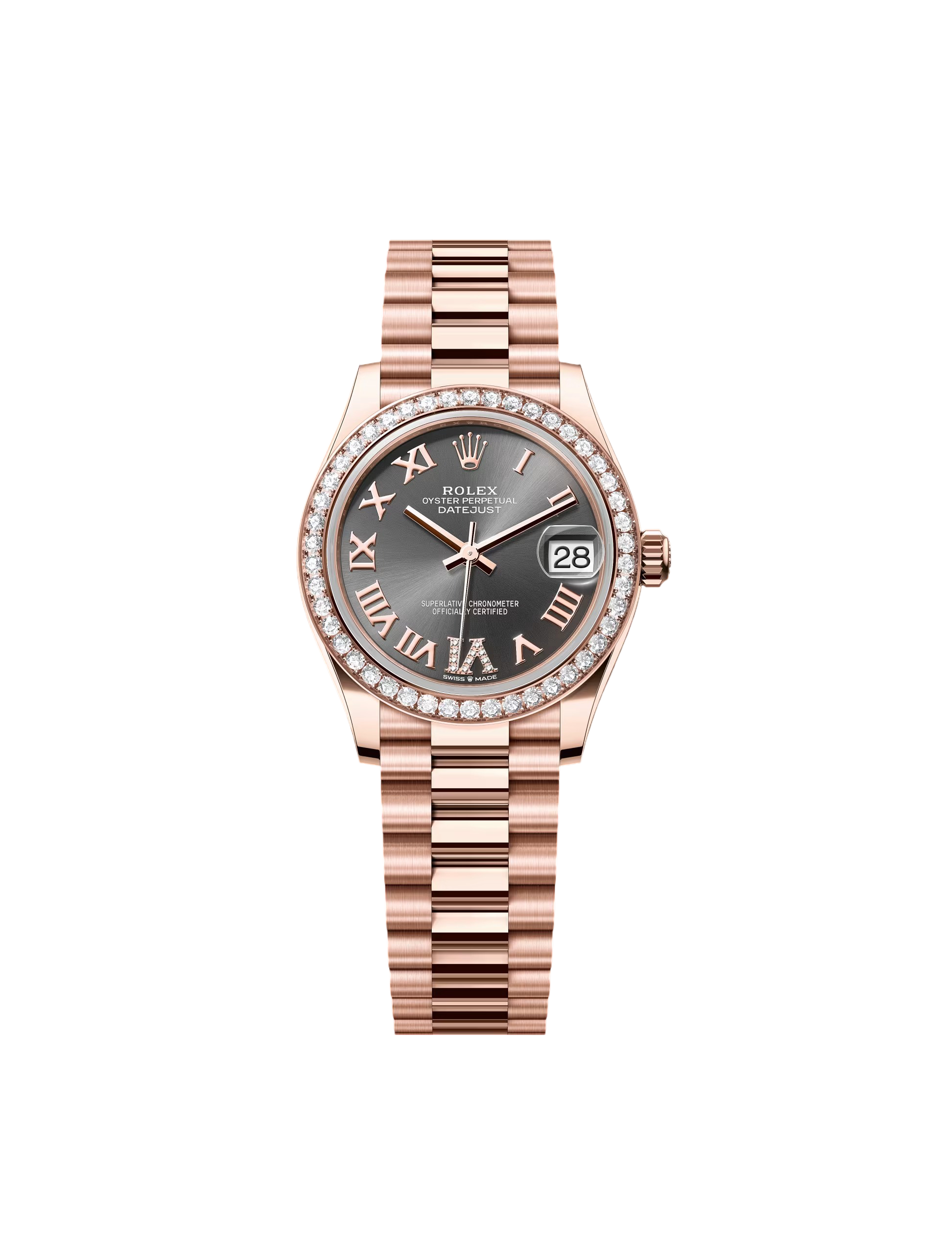 【Free Shipping】【Super Clone】RLX Datejust m278285RBR-0027 Slate Dial 31mm