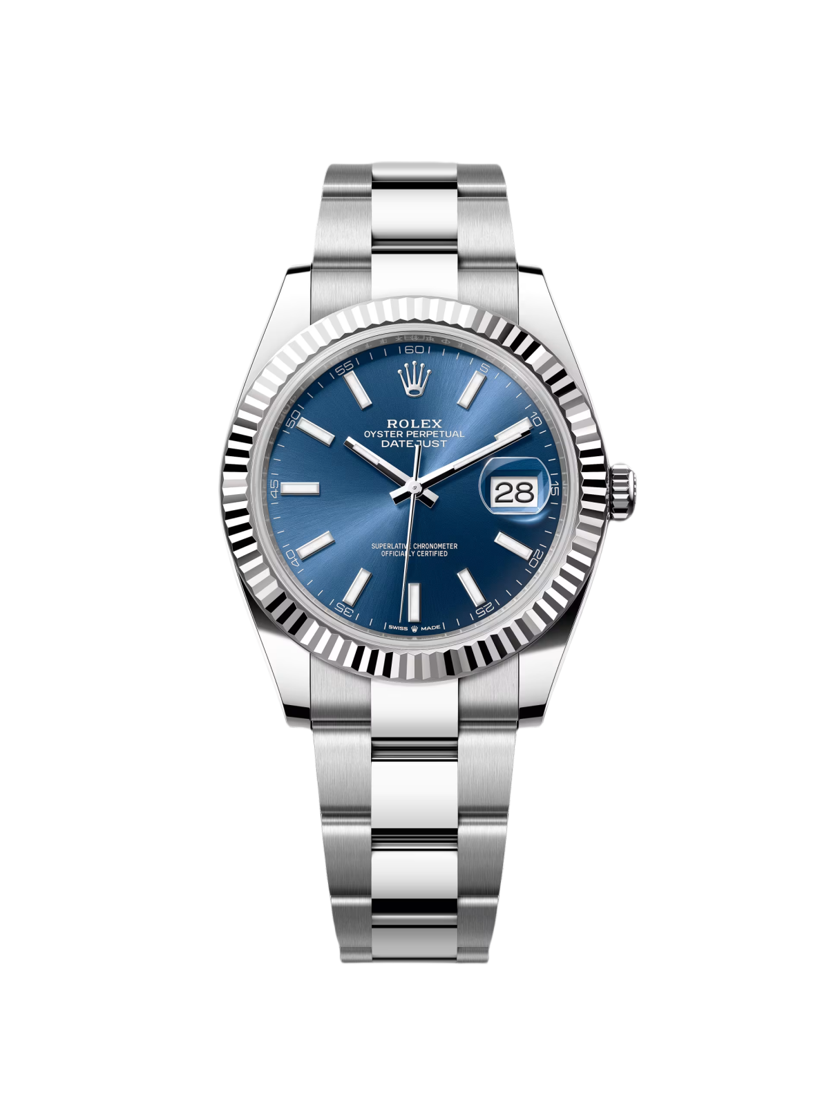 【Free Shipping】【Super Clone】RLX  Datejust 41mm 126334 Blue Index Oyster Stainless Steel Men’s Watch