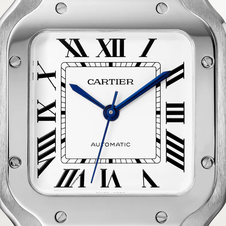 【Free Shipping】【Super Clone】SANTOS Classic Silver 35mm