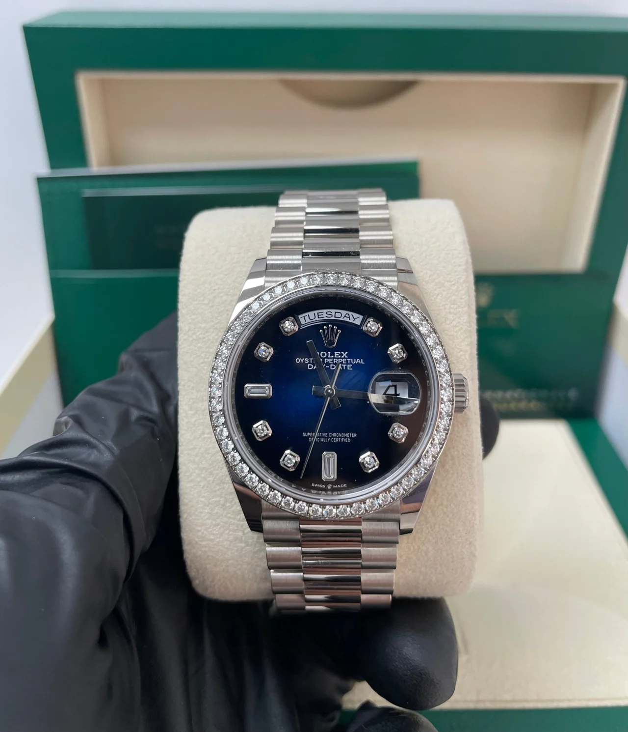 【Free Shipping】【Super Clone】RLX  Day-Date M128349RBR-0010 36mm