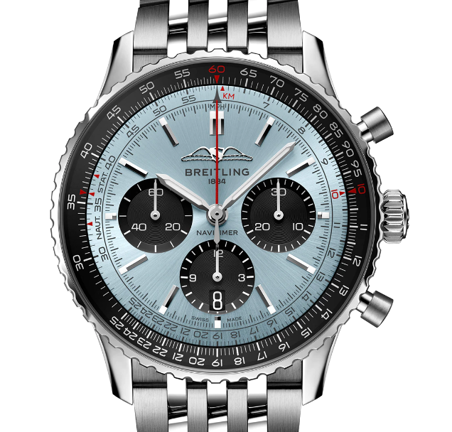 【Free Shipping】【Super Clone】Breitling AB0138241C1A1 Navitimer B01 Blue Dial