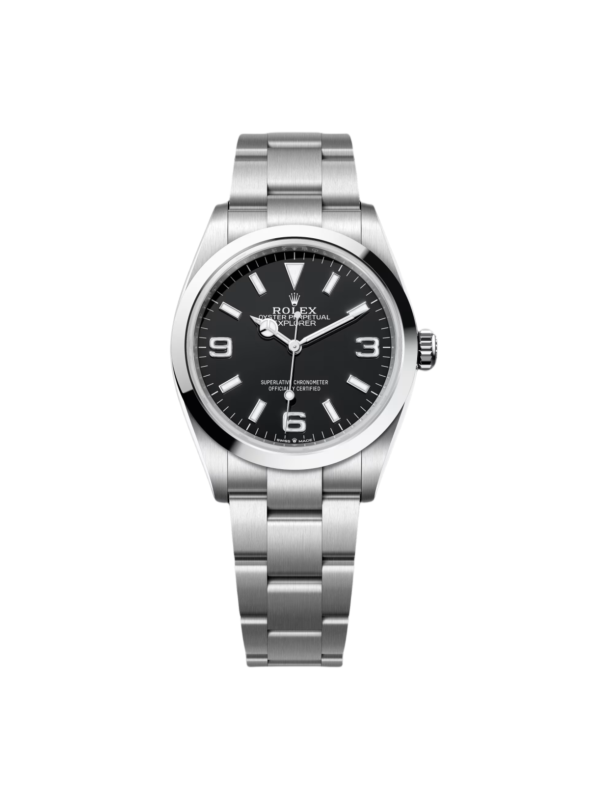 【Free Shipping】【Super Clone】RLX  Explorer 124270 Black 36mm Men’s Watch