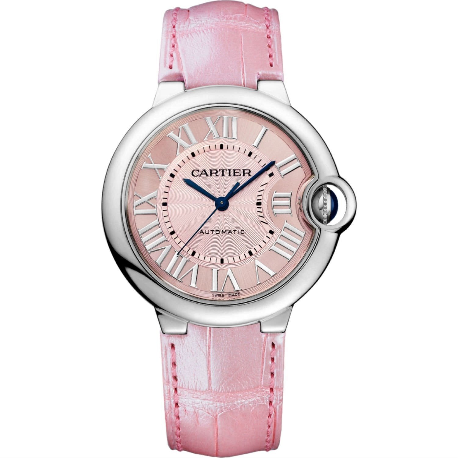 【Free Shipping】【Super Clone】Ballon Bleu Pink Dial 36mm