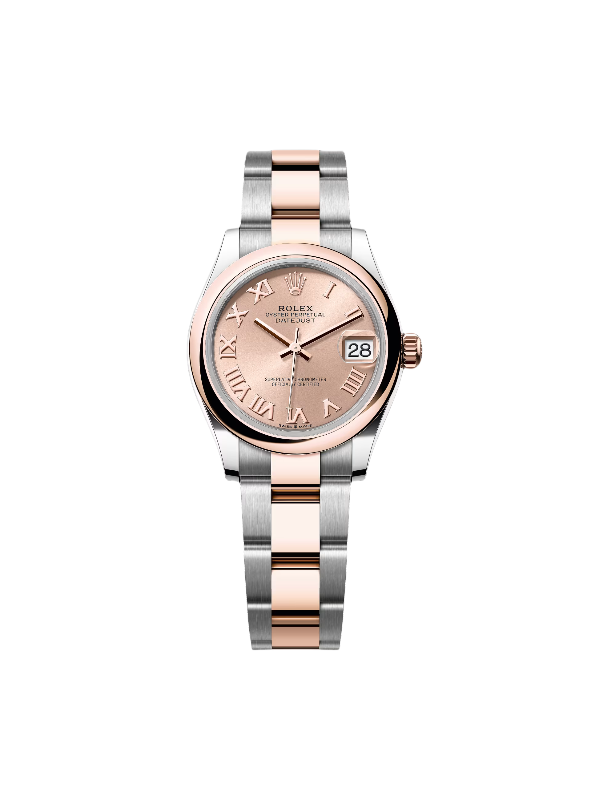 【Free Shipping】【Super Clone】RLX Datejust m278241-0005/0006 Rose 31mm Dial Oyster Bracelet Watch