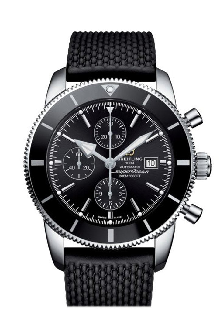 【Free Shipping】【Super Clone】Breitling Superocean Heritage II chrono Black Rubber Deployment A1331212