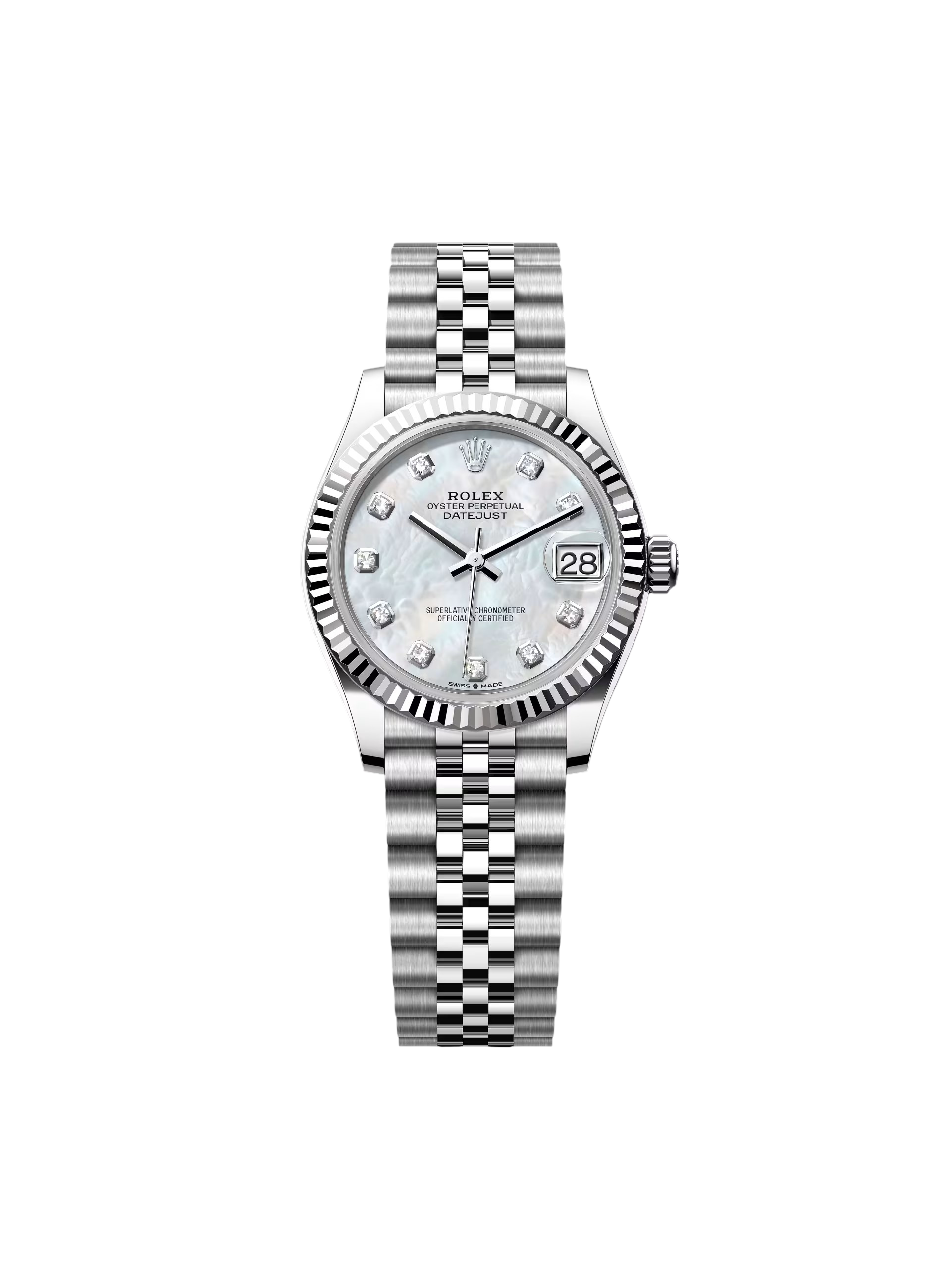 【Free Shipping】【Super Clone】RLX Datejust m278274-0005/0006 31mm Mother-of-Pearl 31mm Dial Oyster Watch