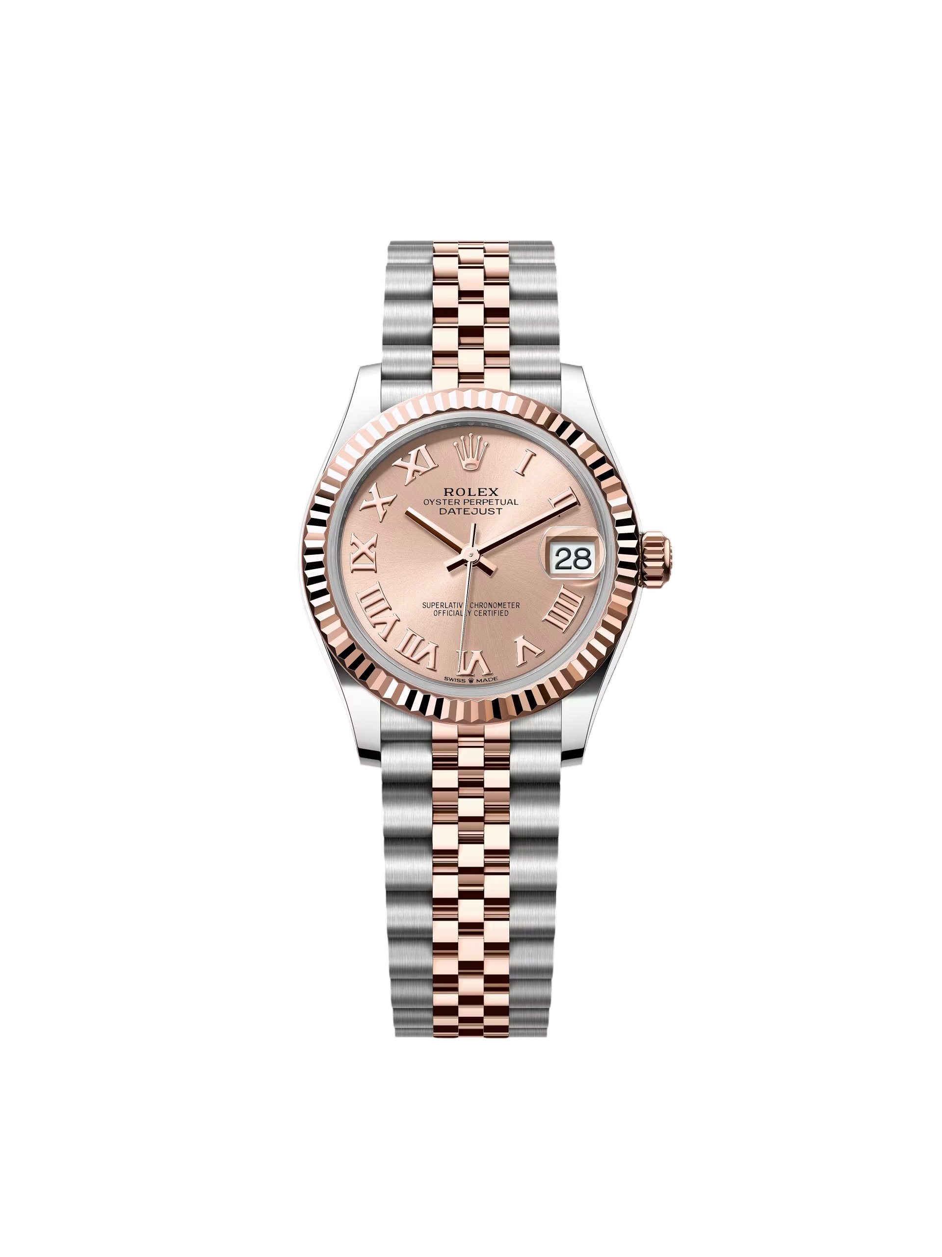 【Free Shipping】【Super Clone】RLX Datejust m278271-0005/0006 Rose 31mm Dial Oyster Bracelet Watch