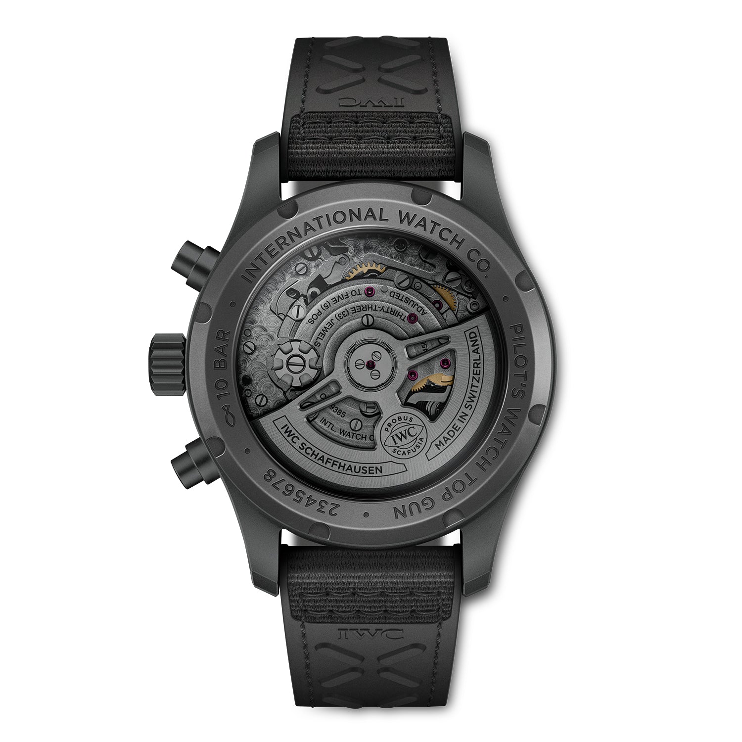 【Free Shipping】【Super Clone】【Top replica】IWC-Pilot's Watch Chronograph 41 TOP GUN Ceratanium (IW388106)