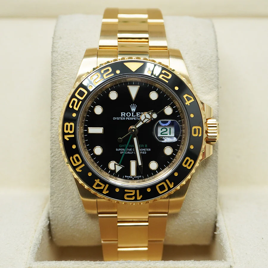 【Free Shipping】【Super Clone】Rolex GMT Master II 116718LN 40mm