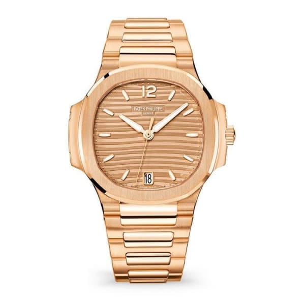【Free Shipping】【Super Clone】Patek Philippe Nautilus Rose Gold 7118-1R-010 with Golden Brown Opaline dial
