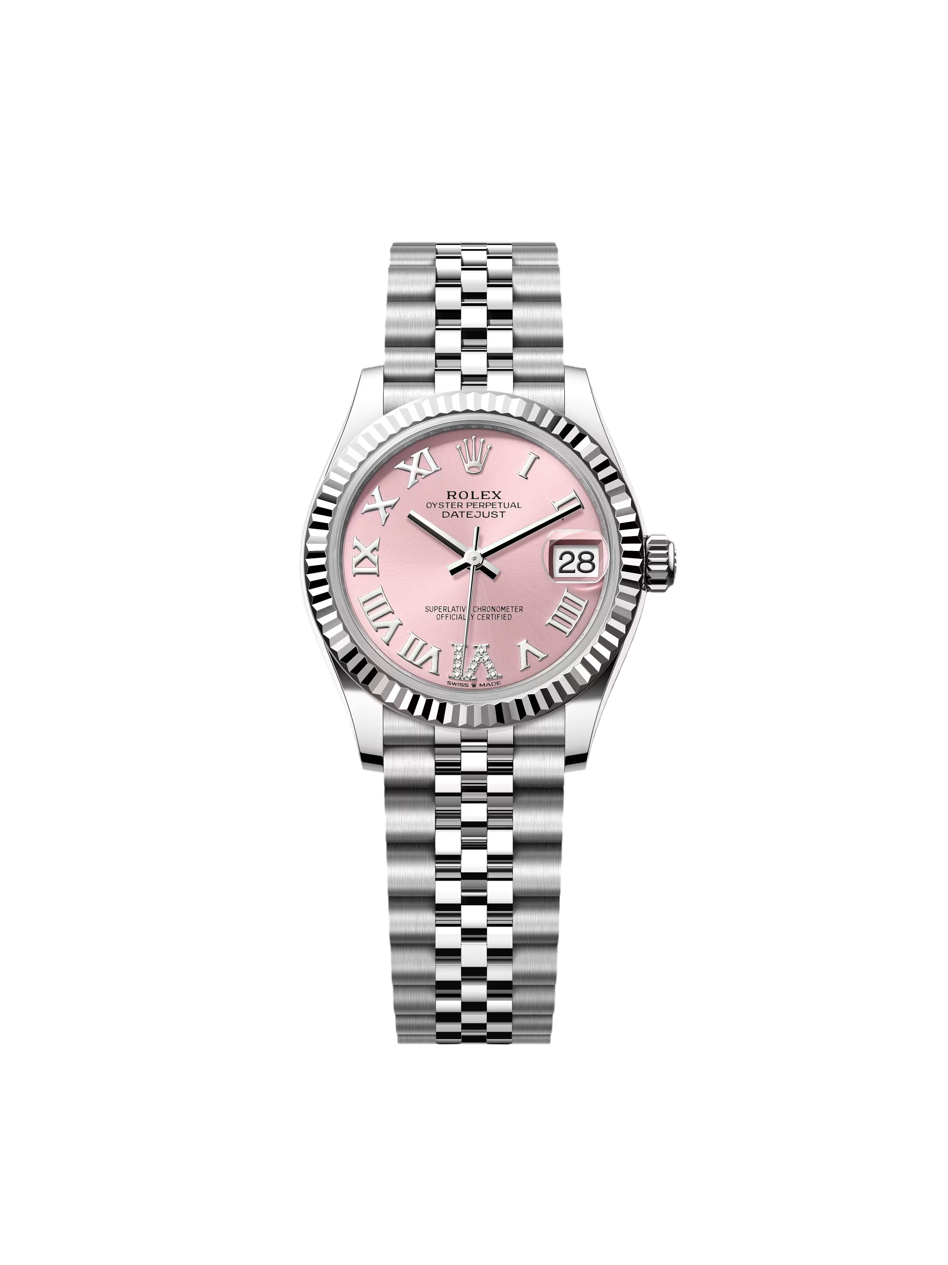 【Free Shipping】【Super Clone】RLX Datejust m278274-0023/0024 Pink 31mm Dial Oyster Watch