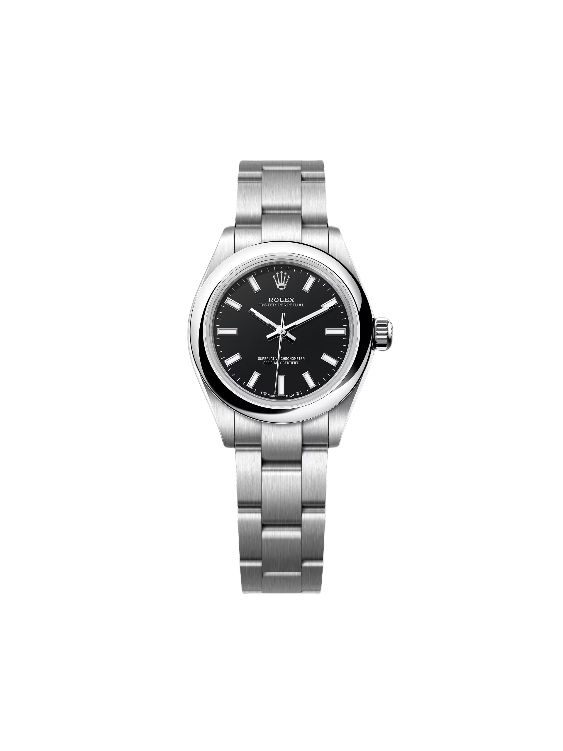 【Free Shipping】【Super Clone】RLX Oyster Perpetual 28mm 276200-0010 Black Dial Oyster Bracelet Watch