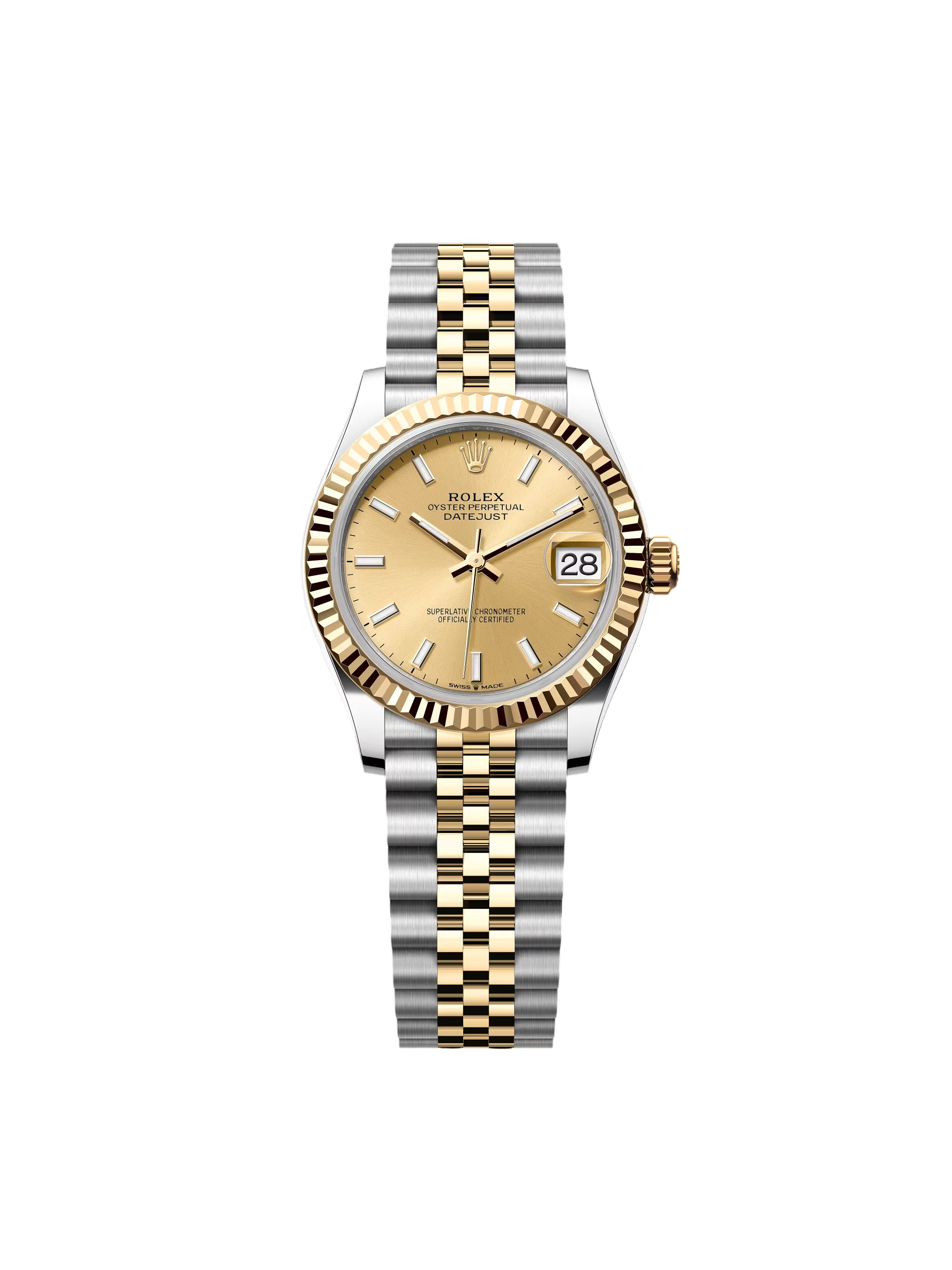 【Free Shipping】【Super Clone】RLX Datejust m278273-0013/0014 31mm Champagne Dial Stainless Steel and Yellow Gold Oyster Watch