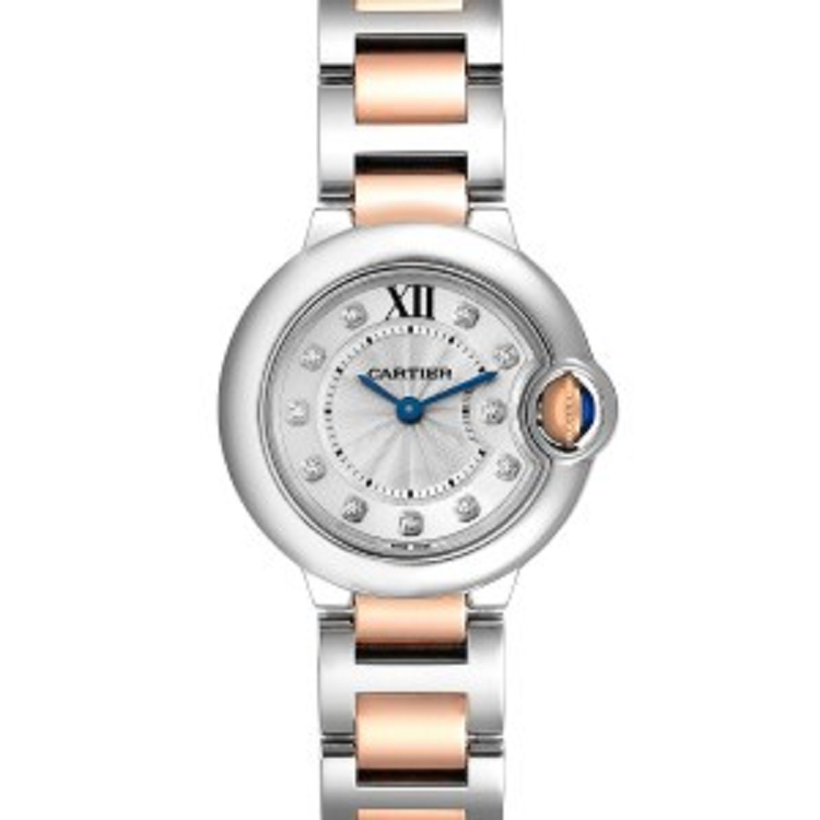 【Free Shipping】【Super Clone】BALLON BLEU Rose Gold Mix Diamond Dial 36mm