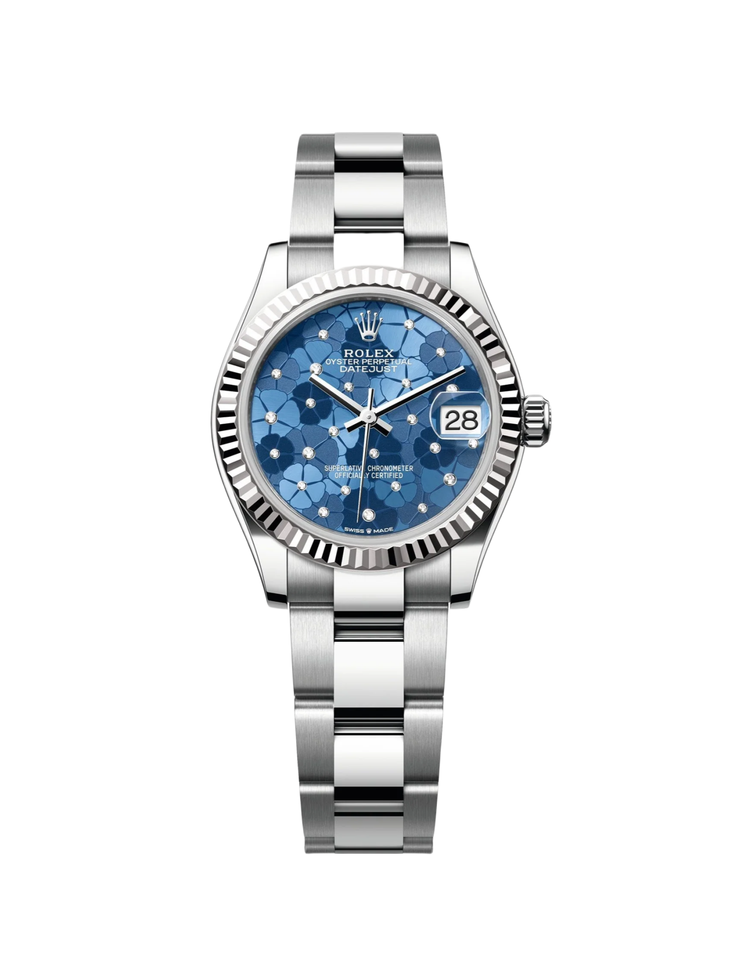 【Free Shipping】【Super Clone】RLX Datejust m278274-0035/0036 Azzurro Blue Dial Oyster Watch