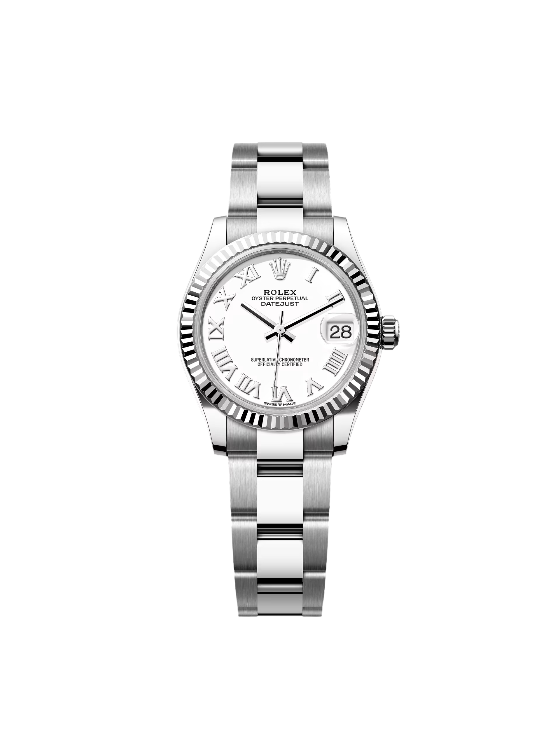 【Free Shipping】【Super Clone】RLX Datejust m278274-0009/0010 White 31mm Dial Oyster Watch