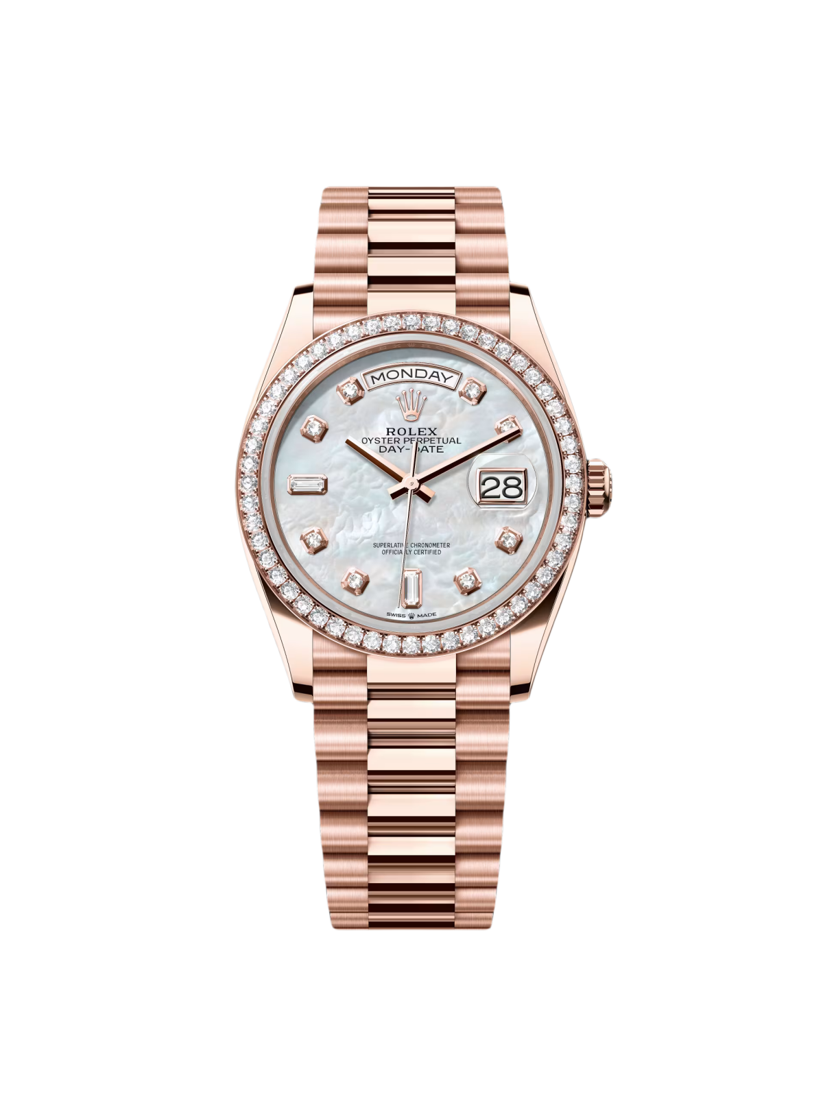 【Free Shipping】【Super Clone】RLX  Day-Date M128345RBR-0028 36mm